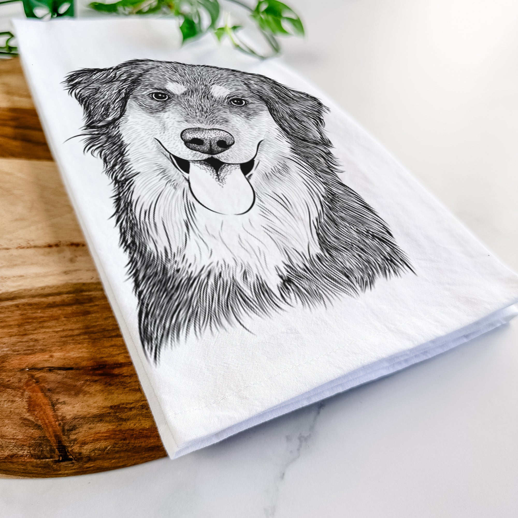 Brodie the Golden Aussie Tea Towel