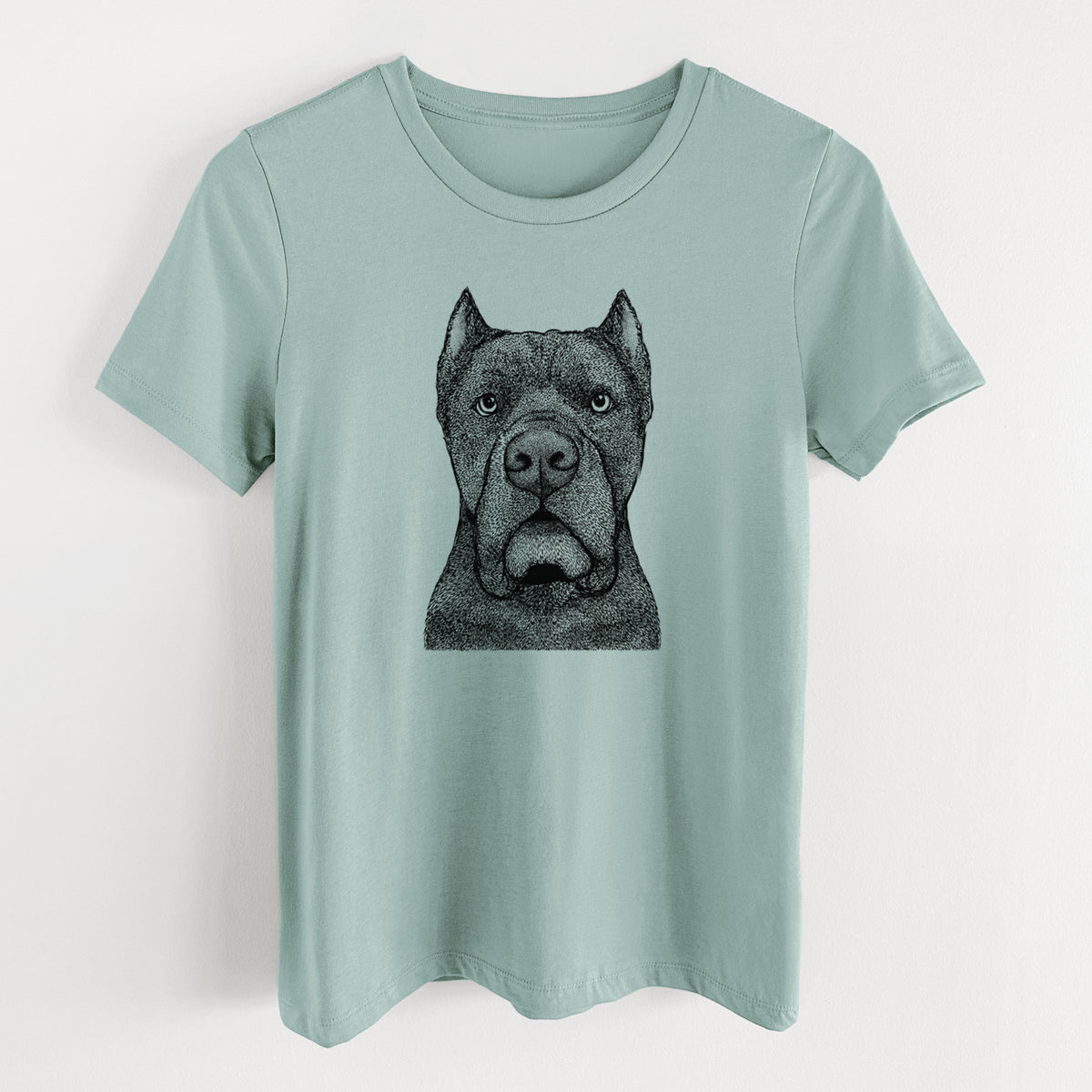 Bare Bruno the Cane Corso - Women's Lightweight Relaxed Fit 100% Cotton Crewneck