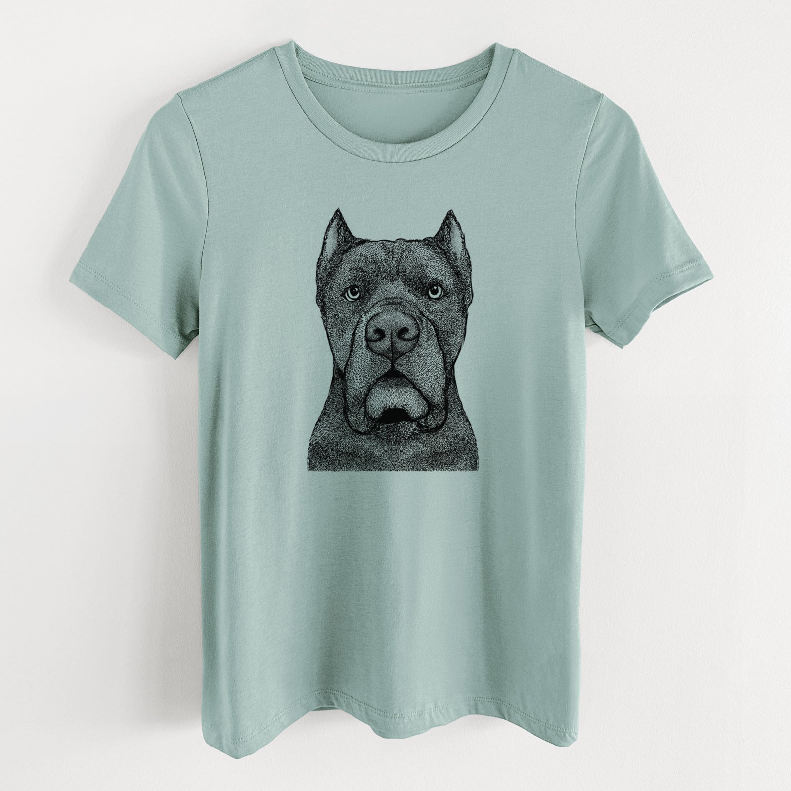 Bare Bruno the Cane Corso - Women's Lightweight Relaxed Fit 100% Cotton Crewneck