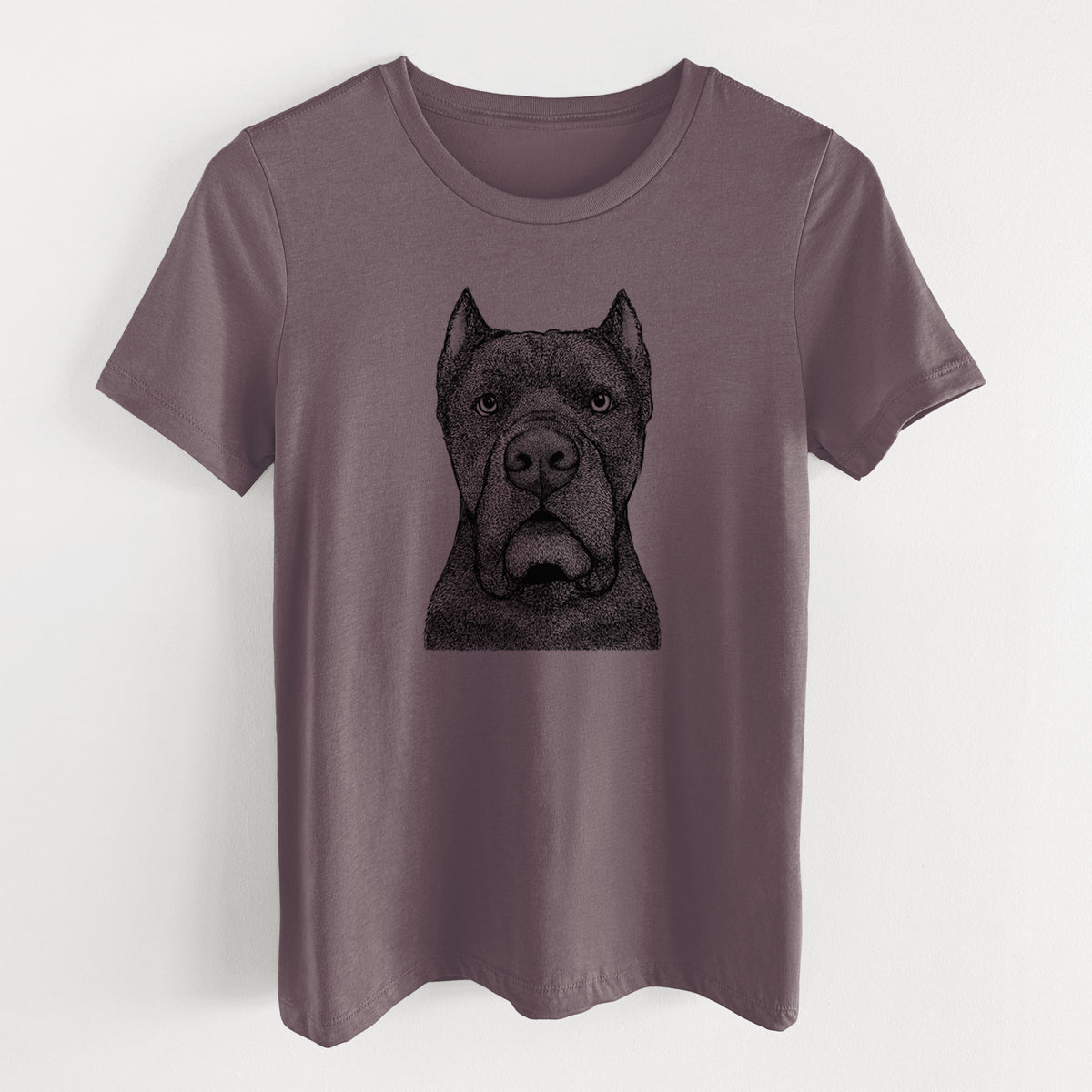 Bare Bruno the Cane Corso - Women's Lightweight Relaxed Fit 100% Cotton Crewneck