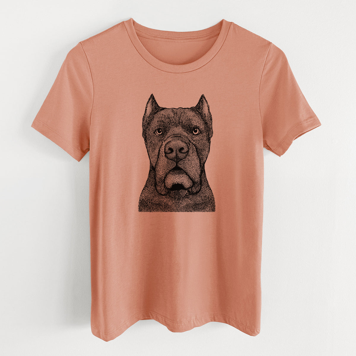 Bare Bruno the Cane Corso - Women's Lightweight Relaxed Fit 100% Cotton Crewneck