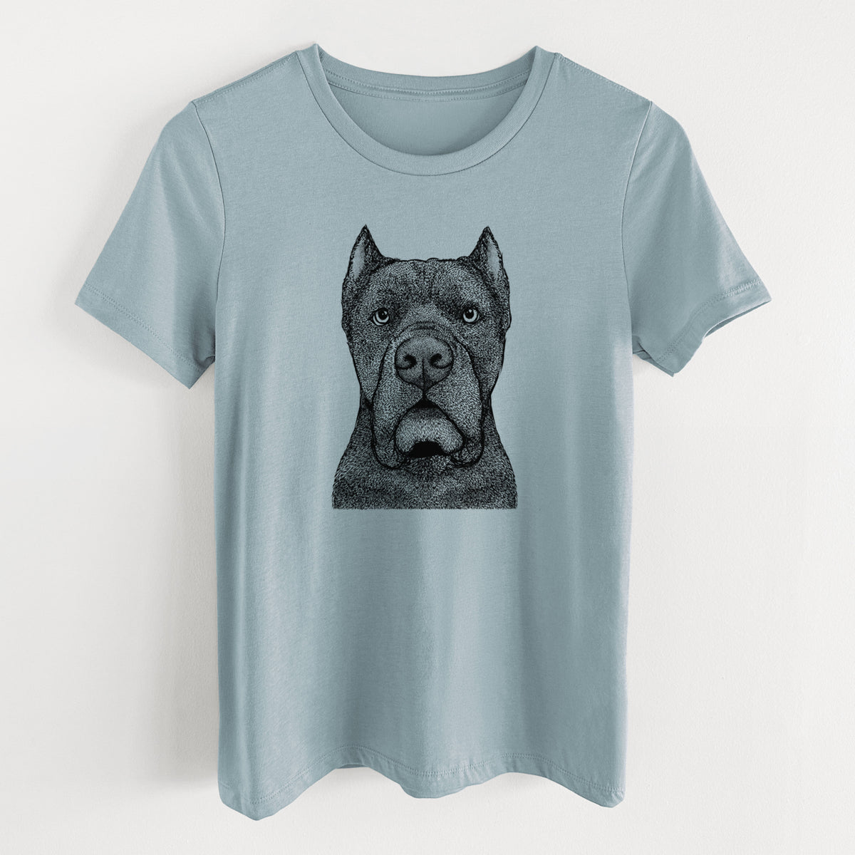Bare Bruno the Cane Corso - Women's Lightweight Relaxed Fit 100% Cotton Crewneck