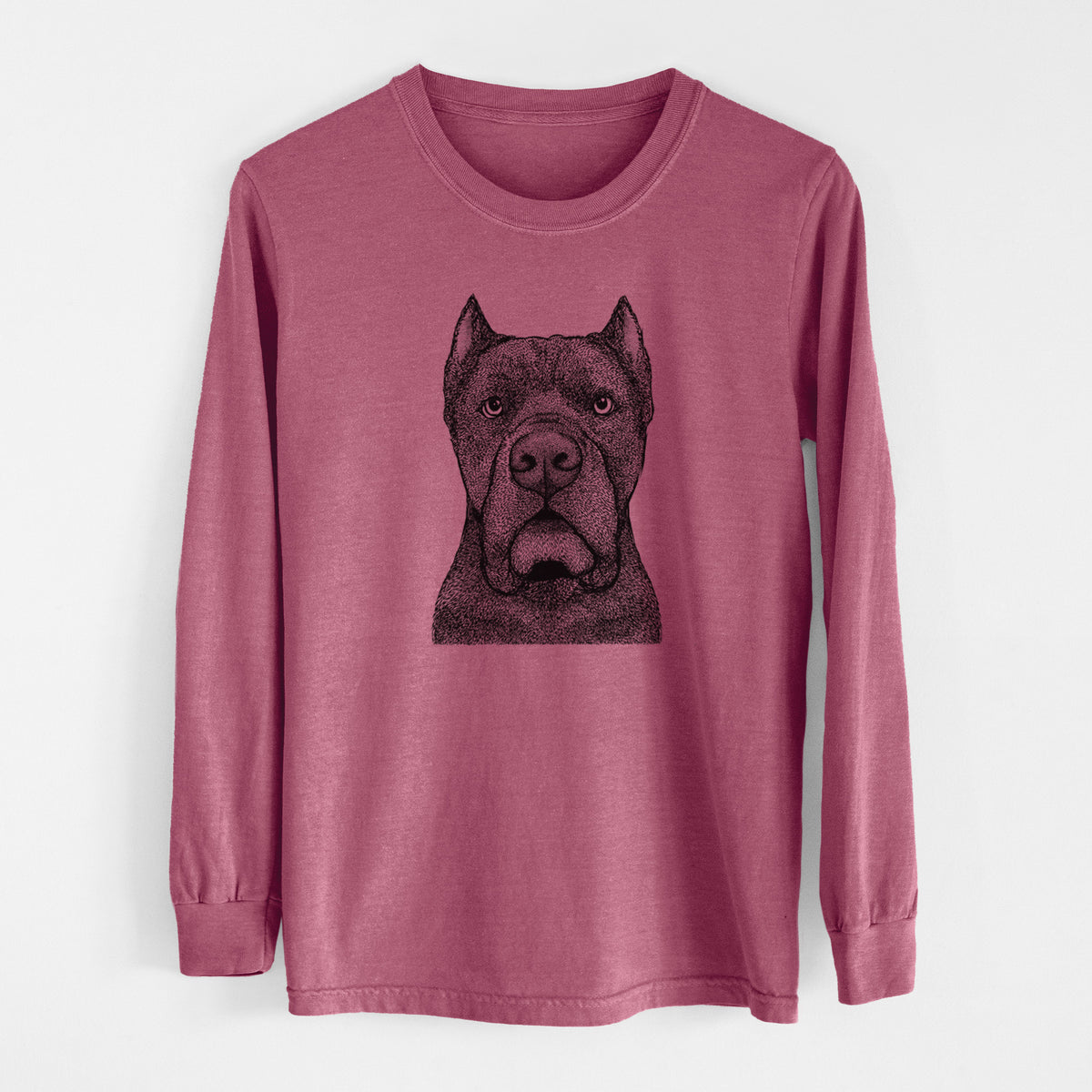 Bare Bruno the Cane Corso - Men's Heavyweight 100% Cotton Long Sleeve