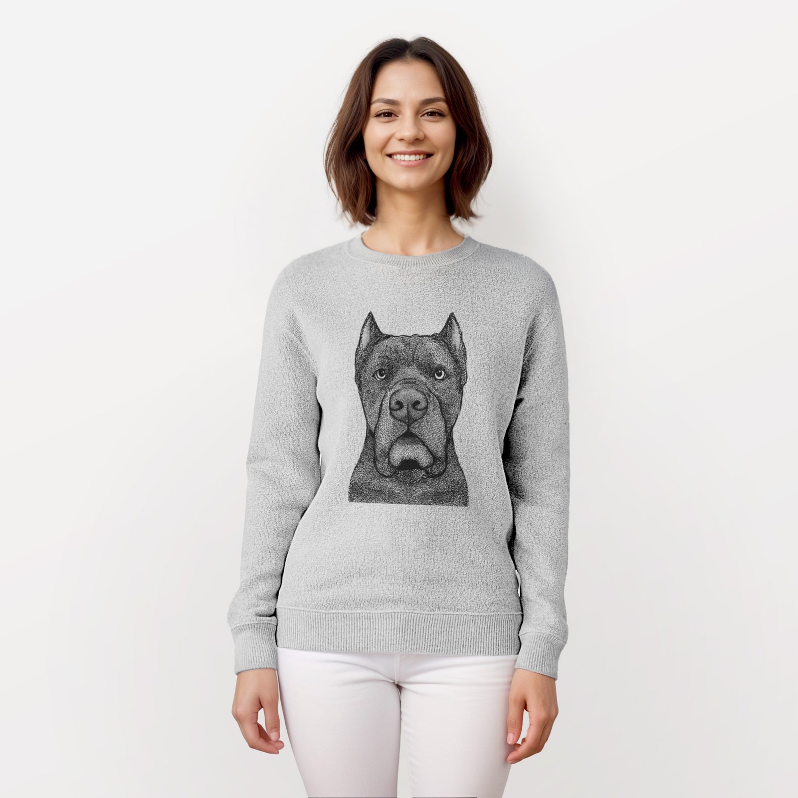 Bruno the Cane Corso - Knit Sweatshirt