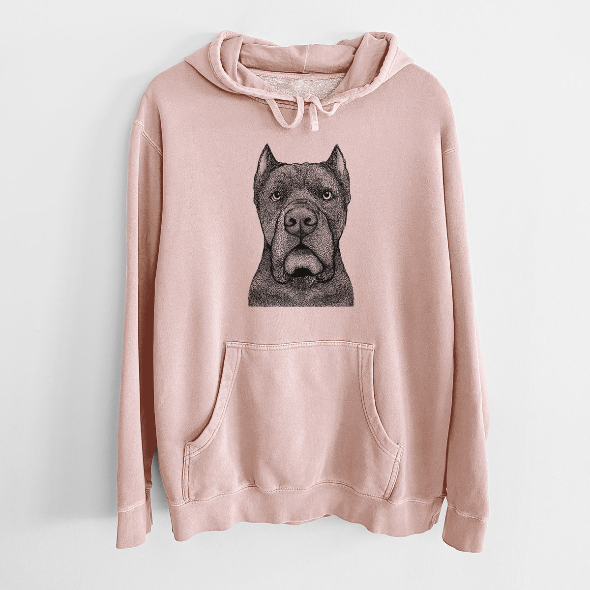 Bare Bruno the Cane Corso - Unisex Pigment Dyed Hoodie