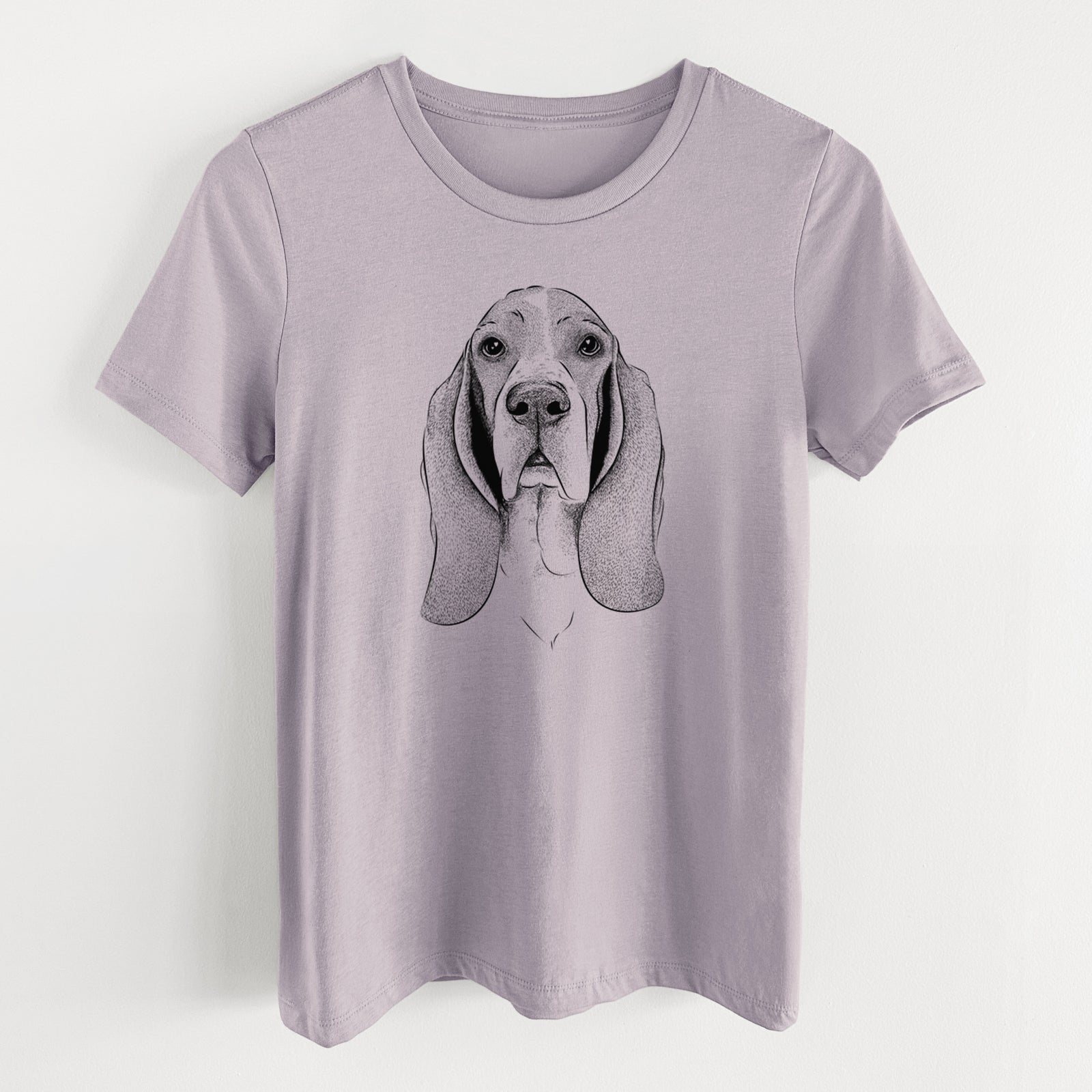 Bare Buckley the Basset Hound - Women's Lightweight Relaxed Fit 100% Cotton Crewneck