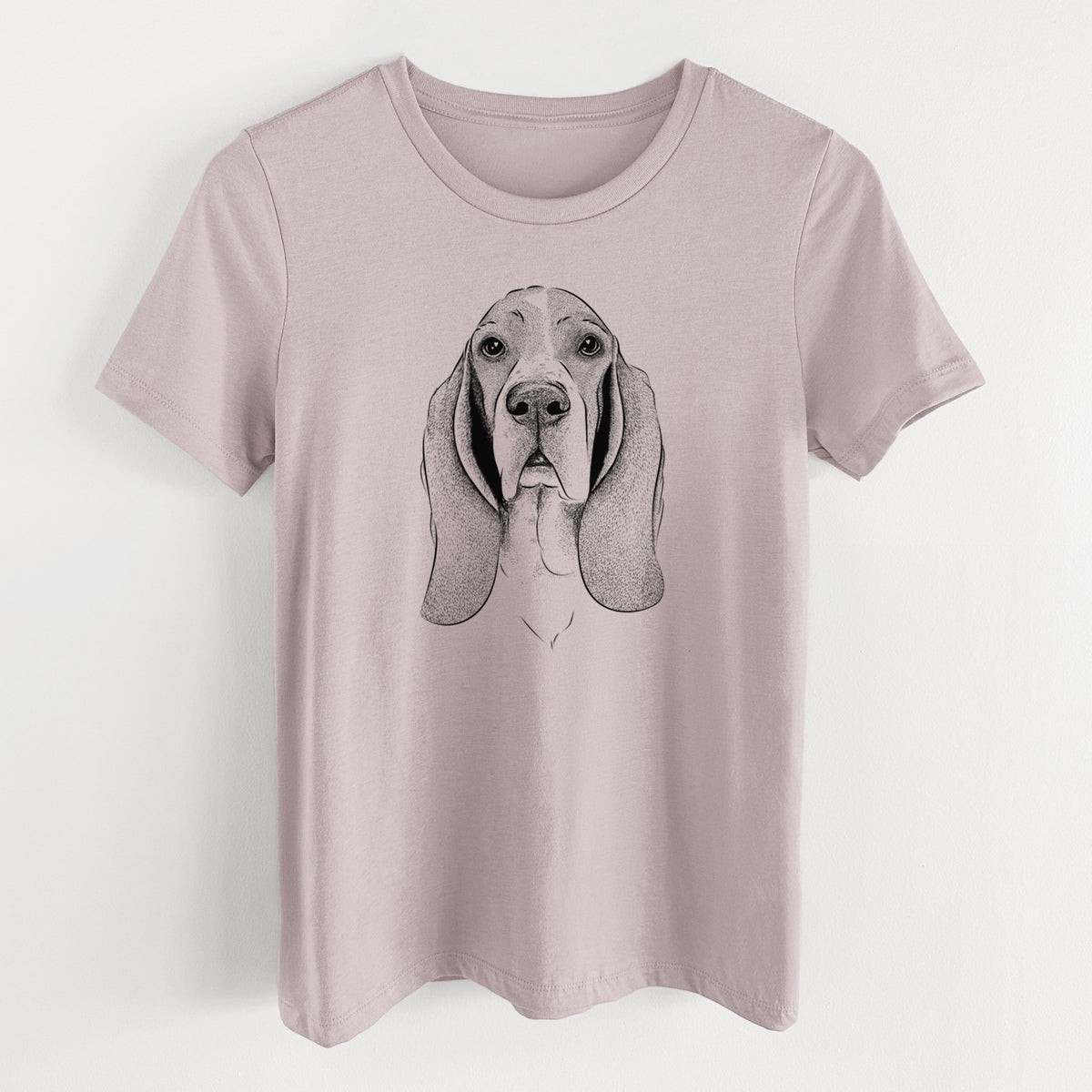 Bare Buckley the Basset Hound - Women's Lightweight Relaxed Fit 100% Cotton Crewneck