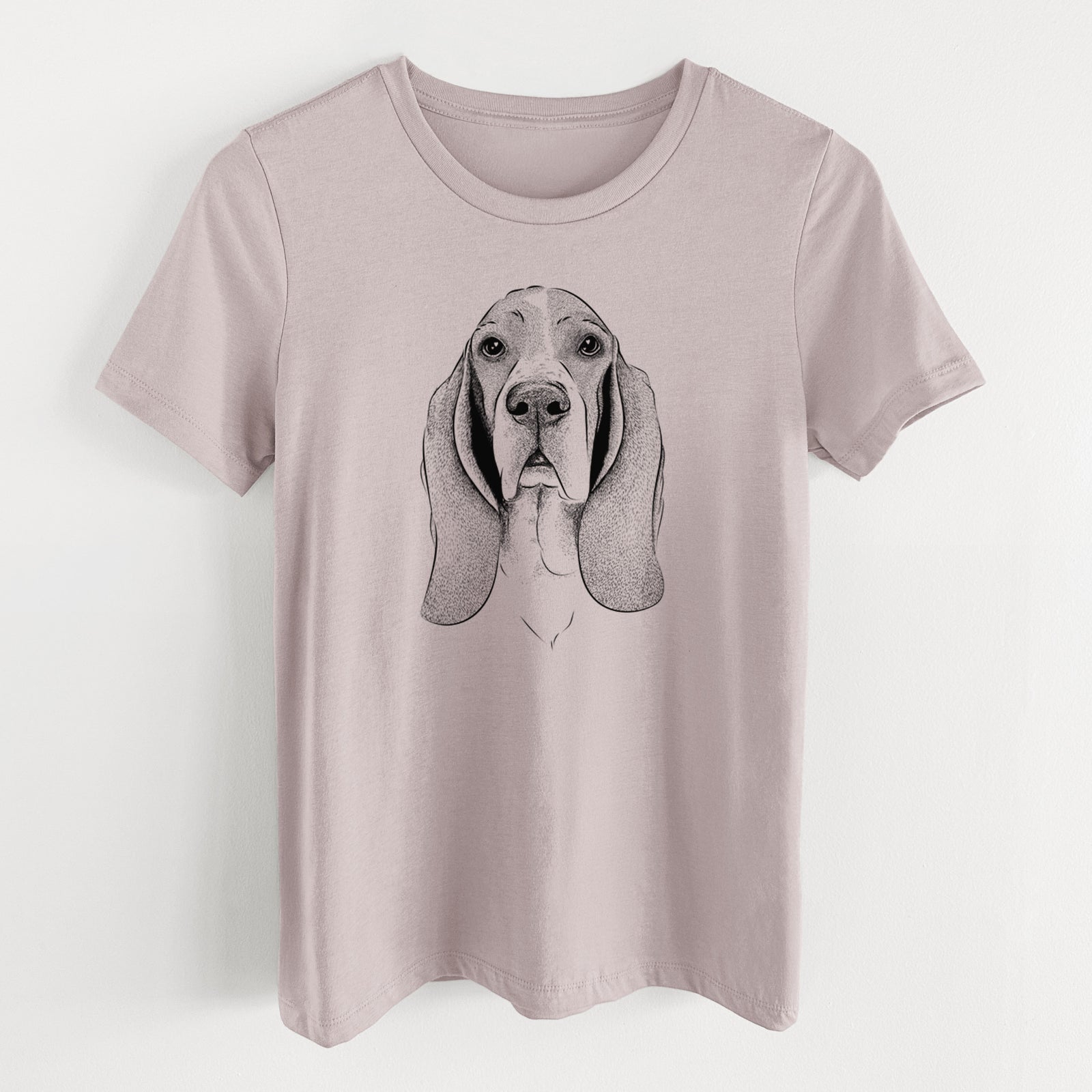 Bare Buckley the Basset Hound - Women's Lightweight Relaxed Fit 100% Cotton Crewneck
