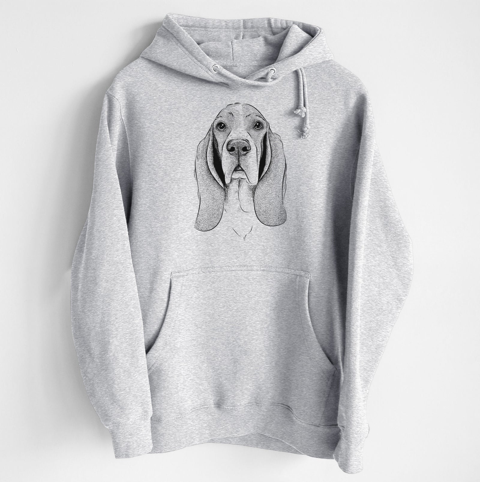 Buckley the Basset Hound- Heavyweight Fleece Hoodie