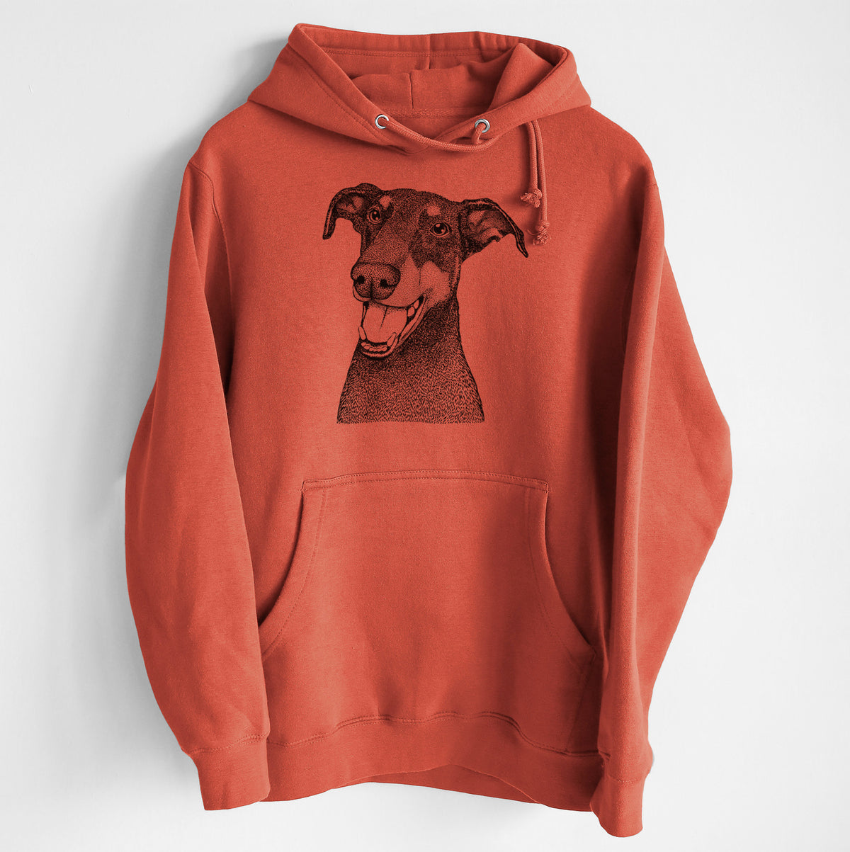 Bunnie the Doberman Pinscher- Heavyweight Fleece Hoodie