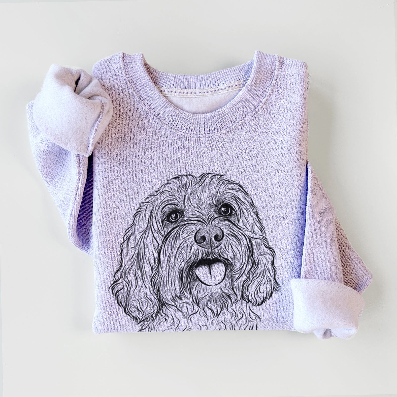 Cali the Cavapoo - Knit Sweatshirt