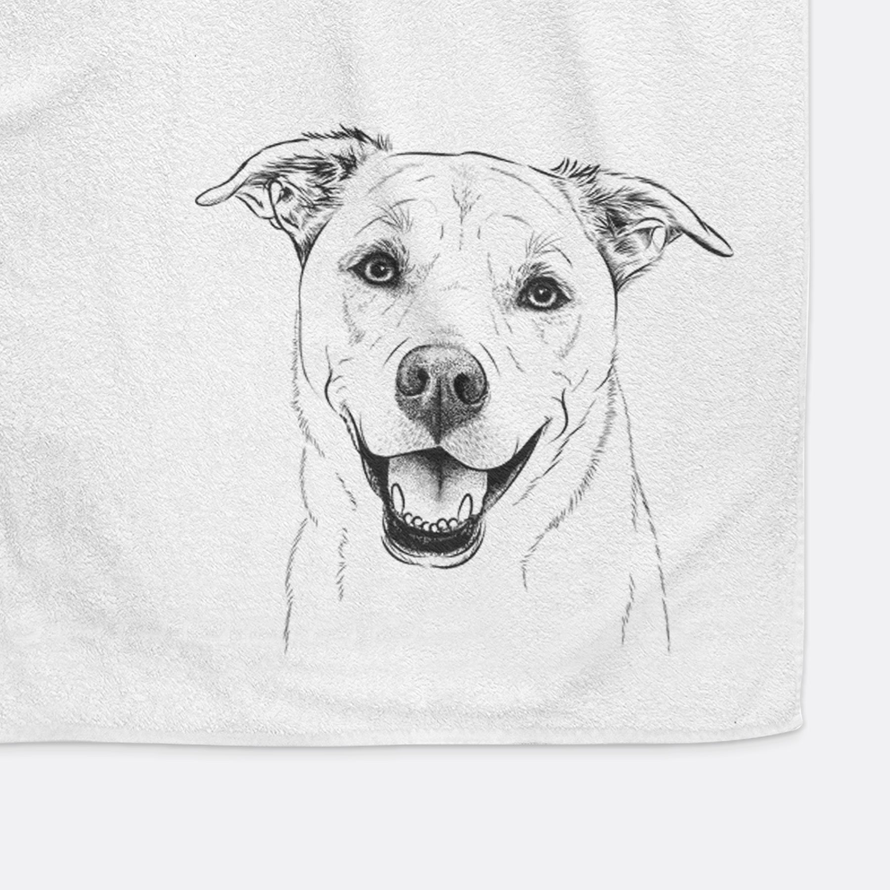 Carl the Mixed Breed Premium Hand Towel