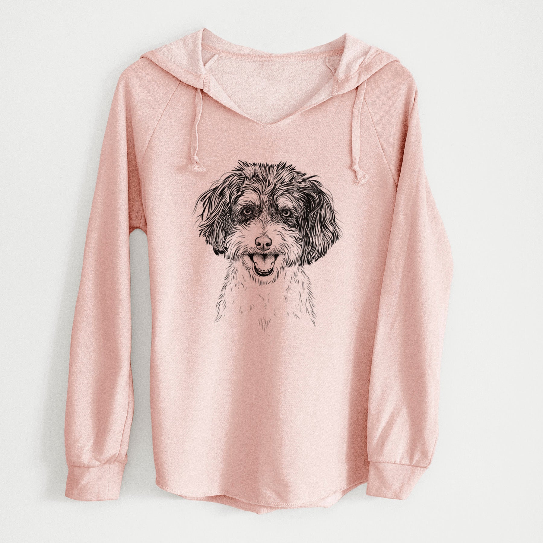 Bare Carlos the Cavapoo - Cali Wave Hooded Sweatshirt
