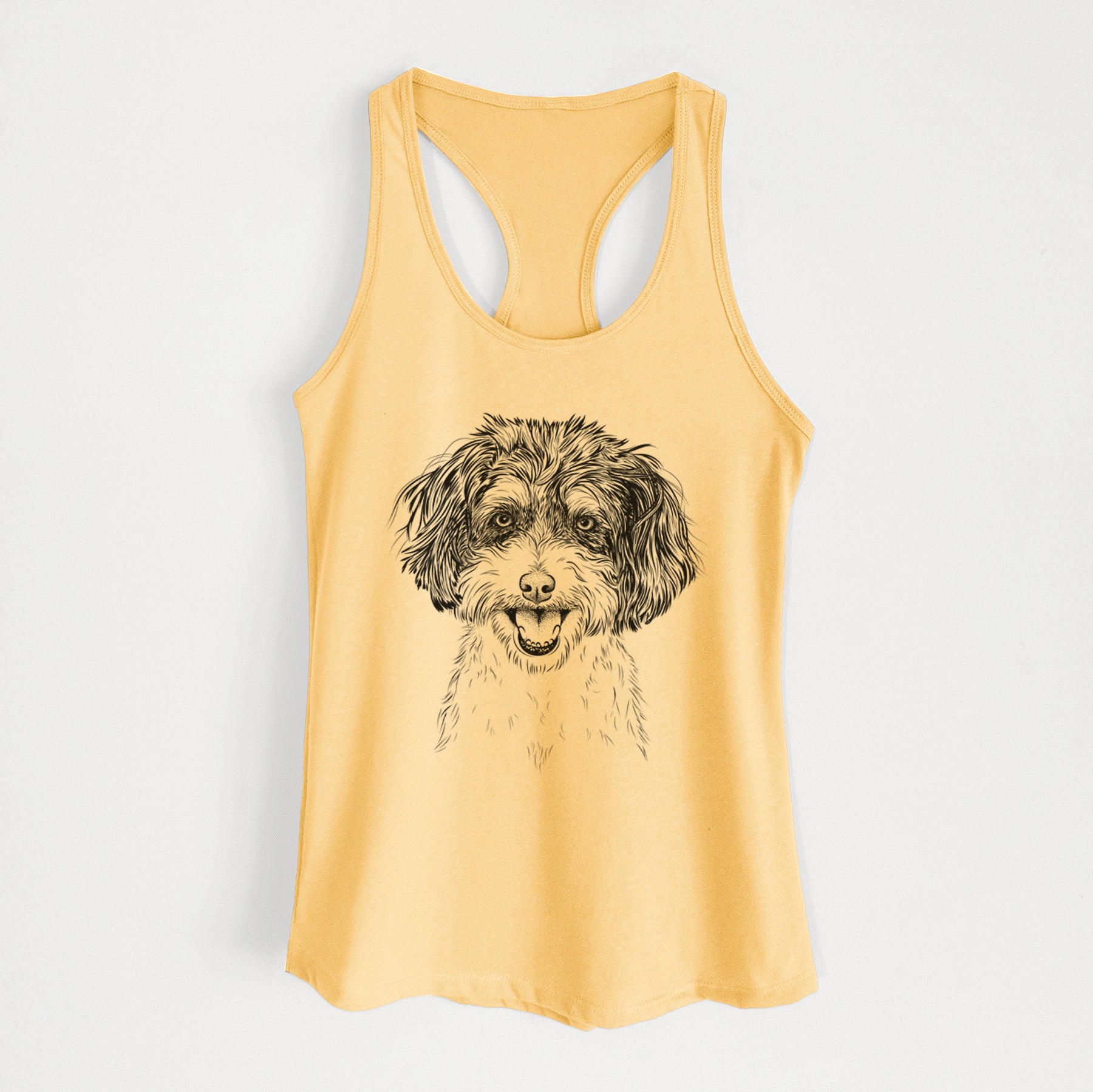 Carlos the Cavapoo - Women's Racerback Tanktop