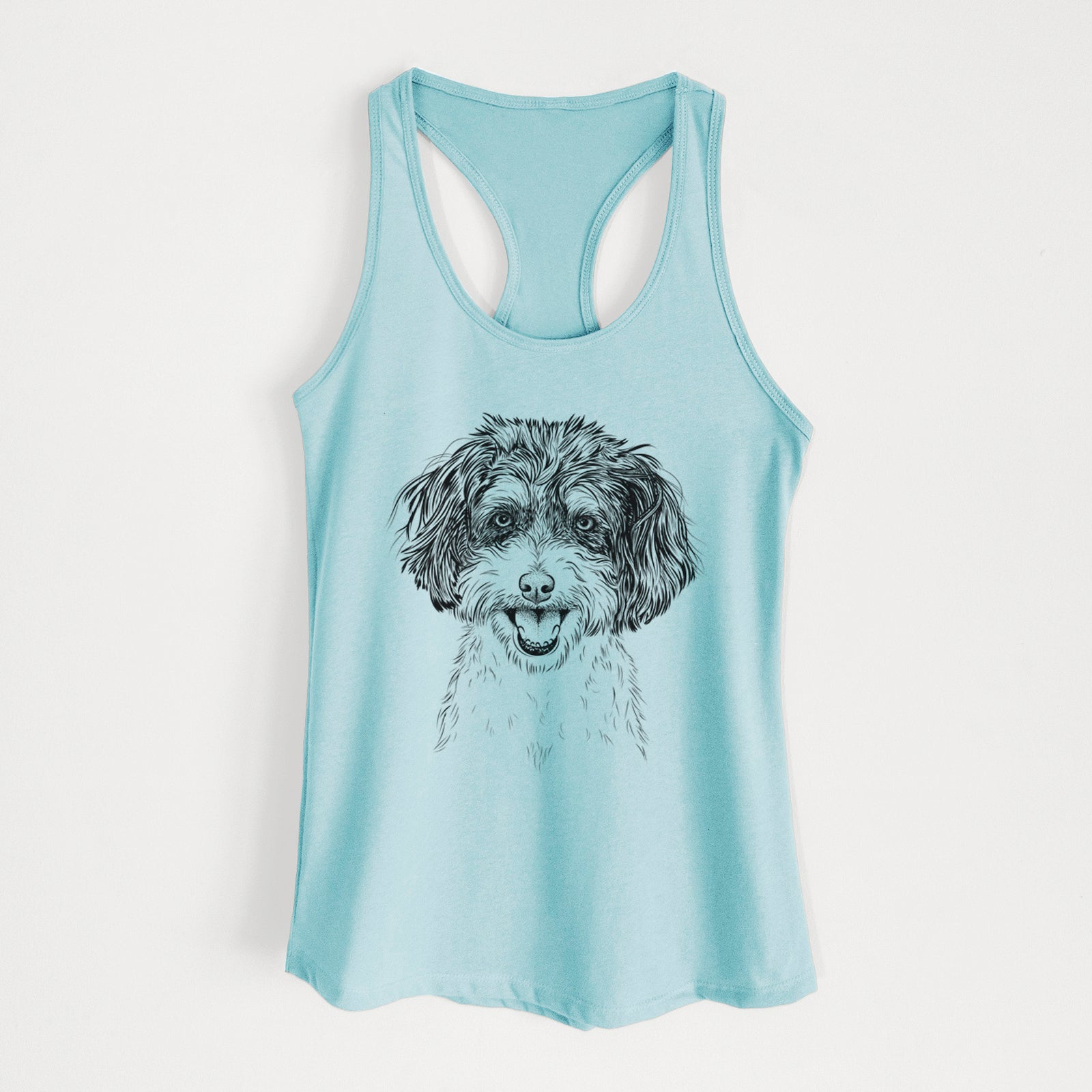 Carlos the Cavapoo - Women's Racerback Tanktop
