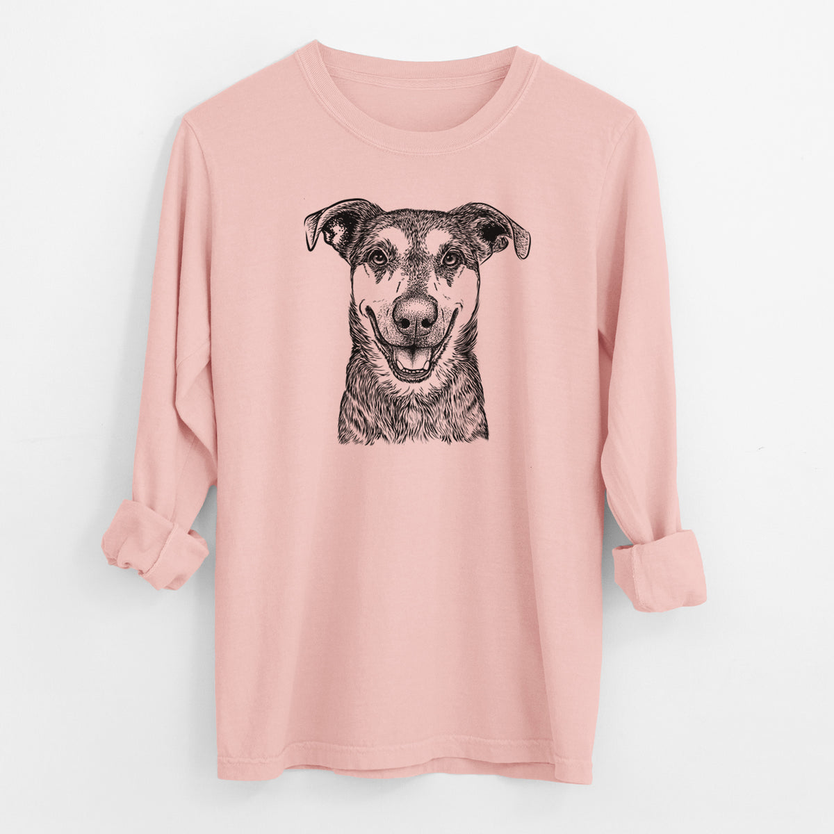 Bare Case the Mixed Breed - Men's Heavyweight 100% Cotton Long Sleeve