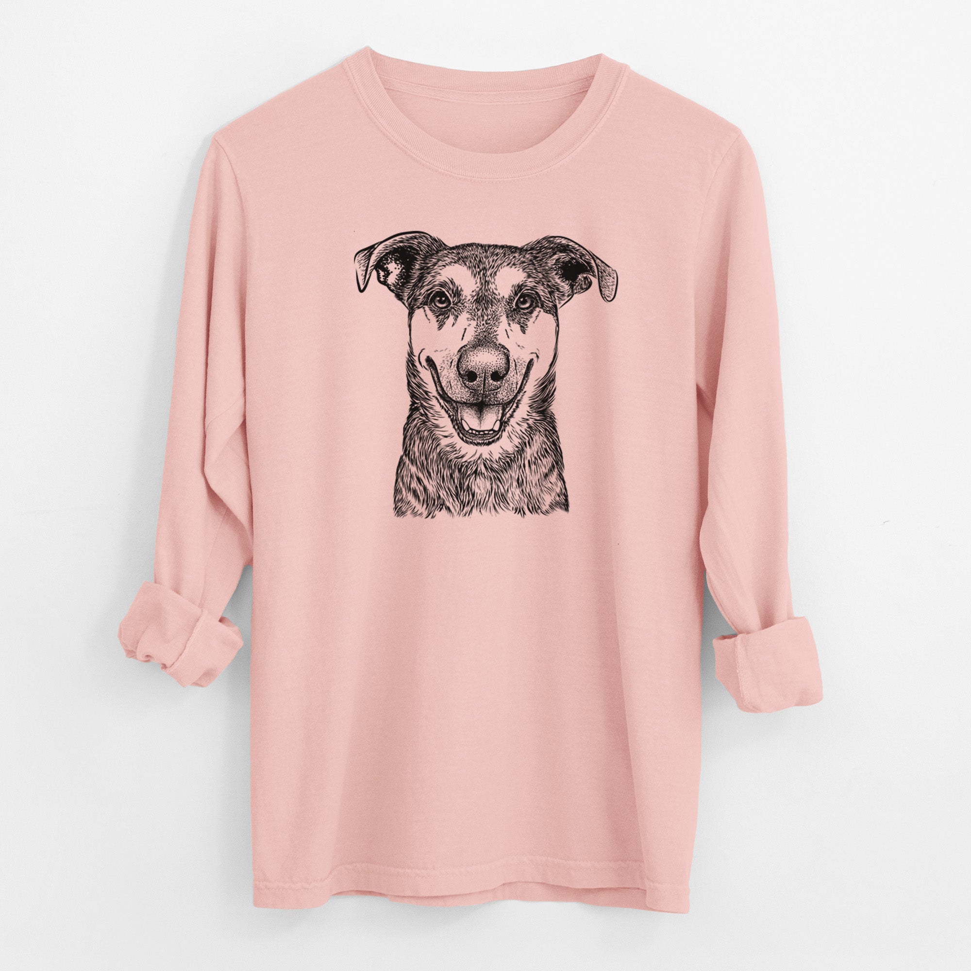 Bare Case the Mixed Breed - Men's Heavyweight 100% Cotton Long Sleeve