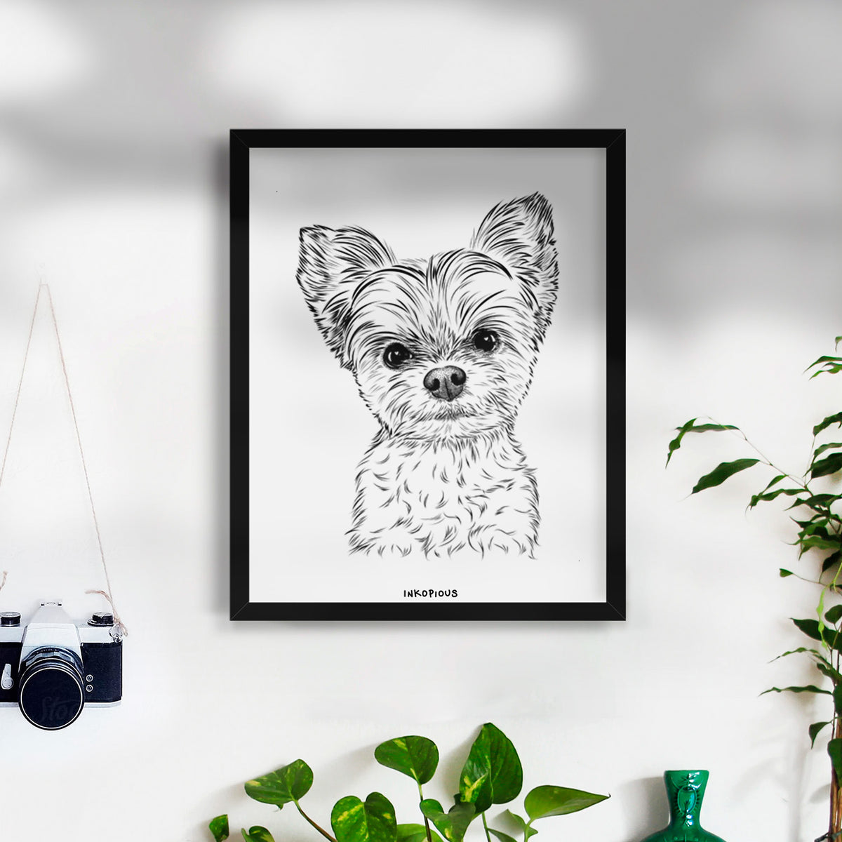 Chance the Yapper the Yorkshire Terrier Art Print