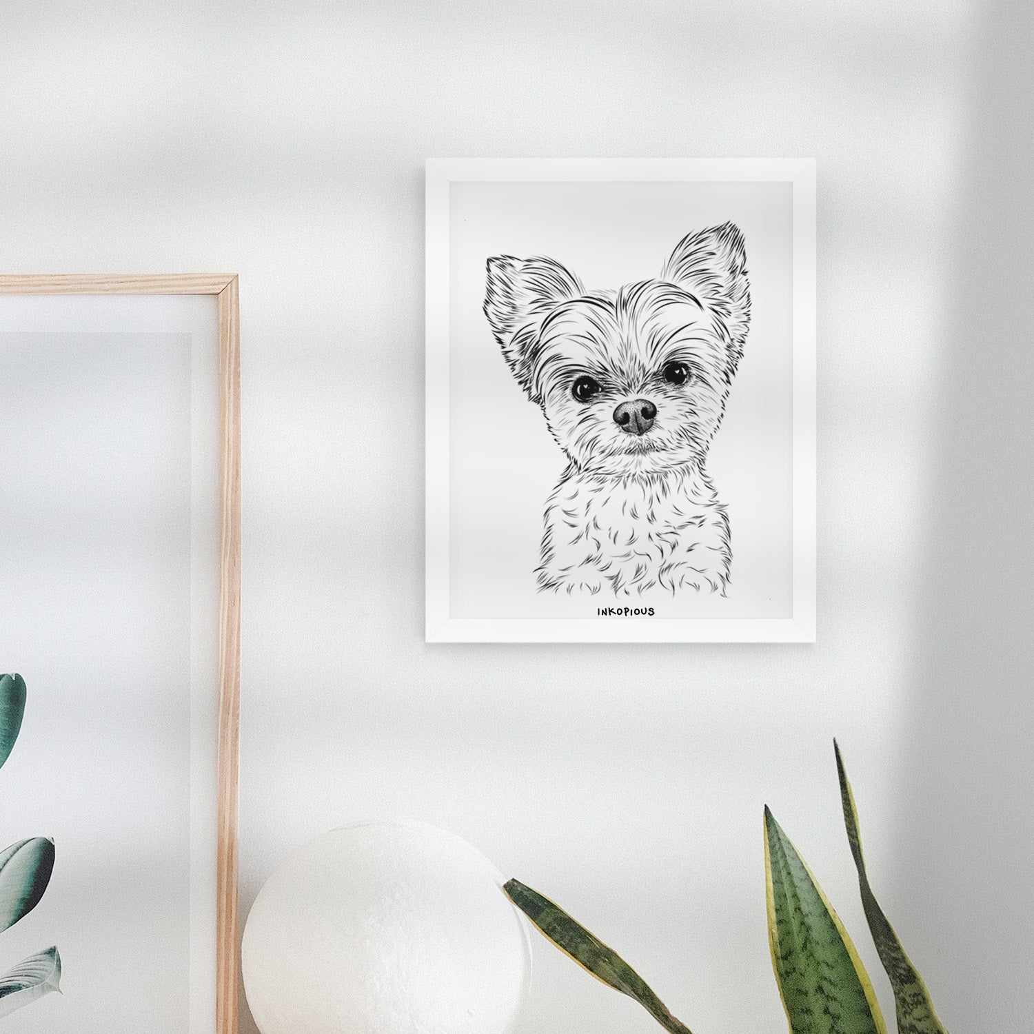 Chance the Yapper the Yorkshire Terrier Art Print