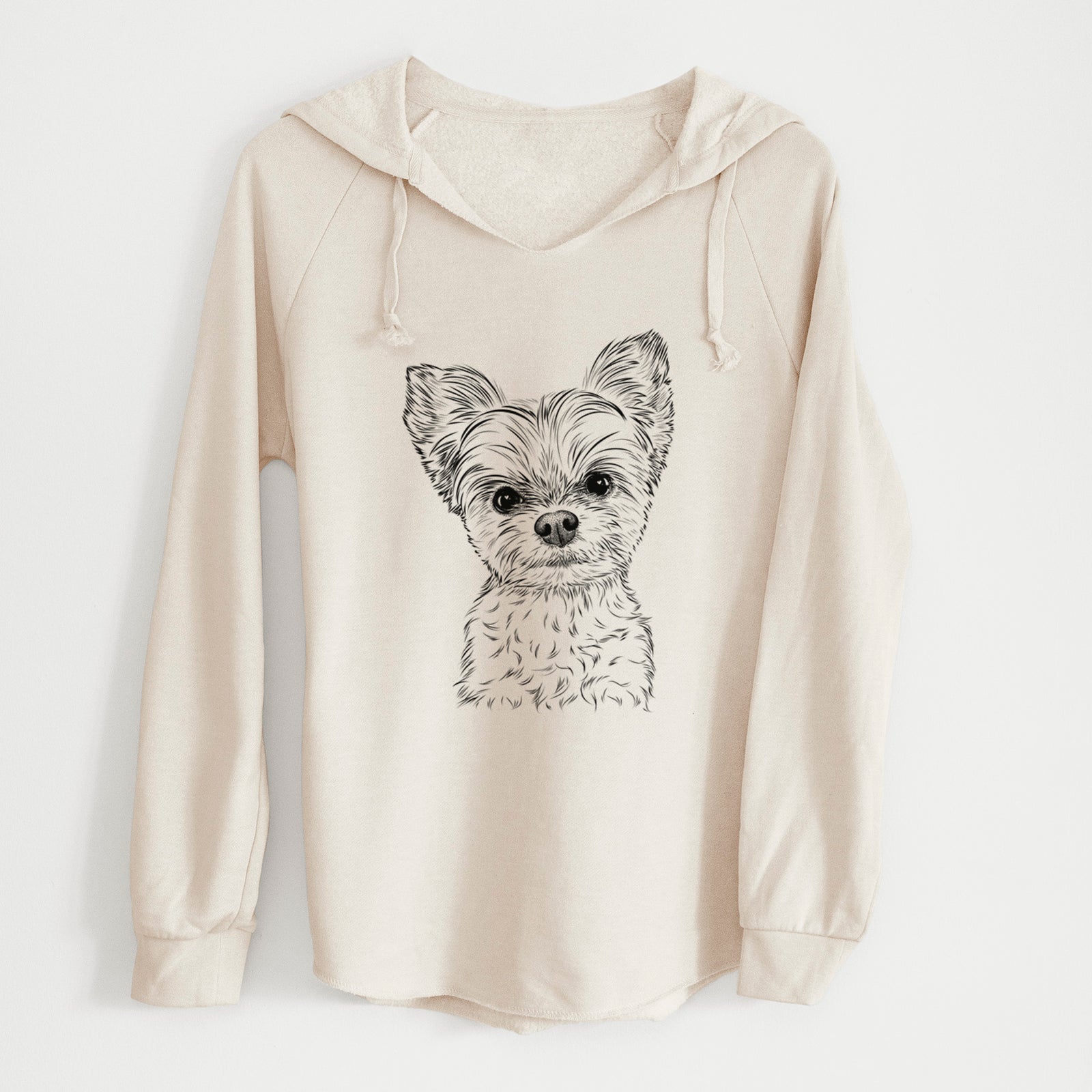 Bare Chance the Yapper the Yorkshire Terrier - Cali Wave Hooded Sweatshirt