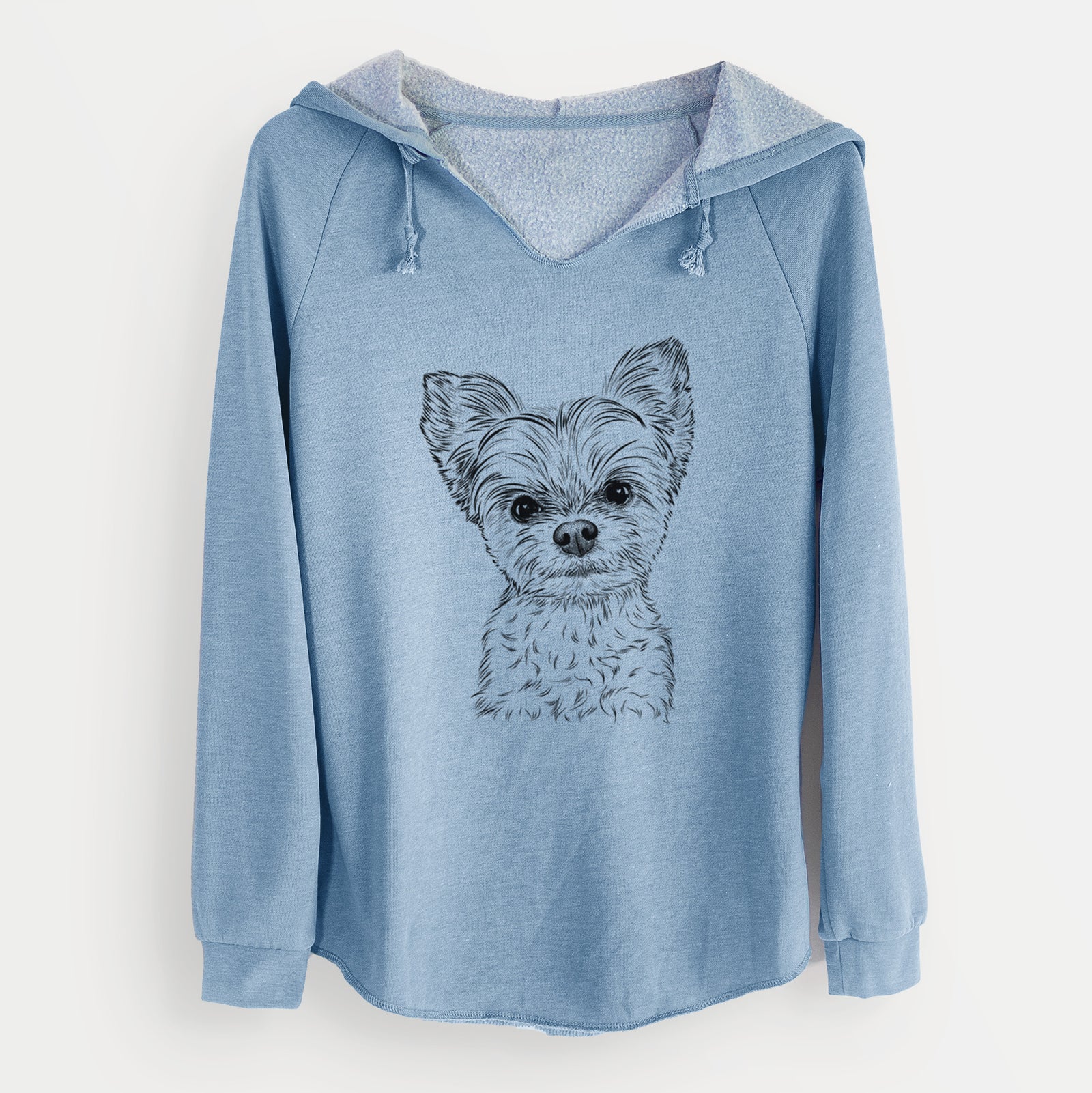 Bare Chance the Yapper the Yorkshire Terrier - Cali Wave Hooded Sweatshirt