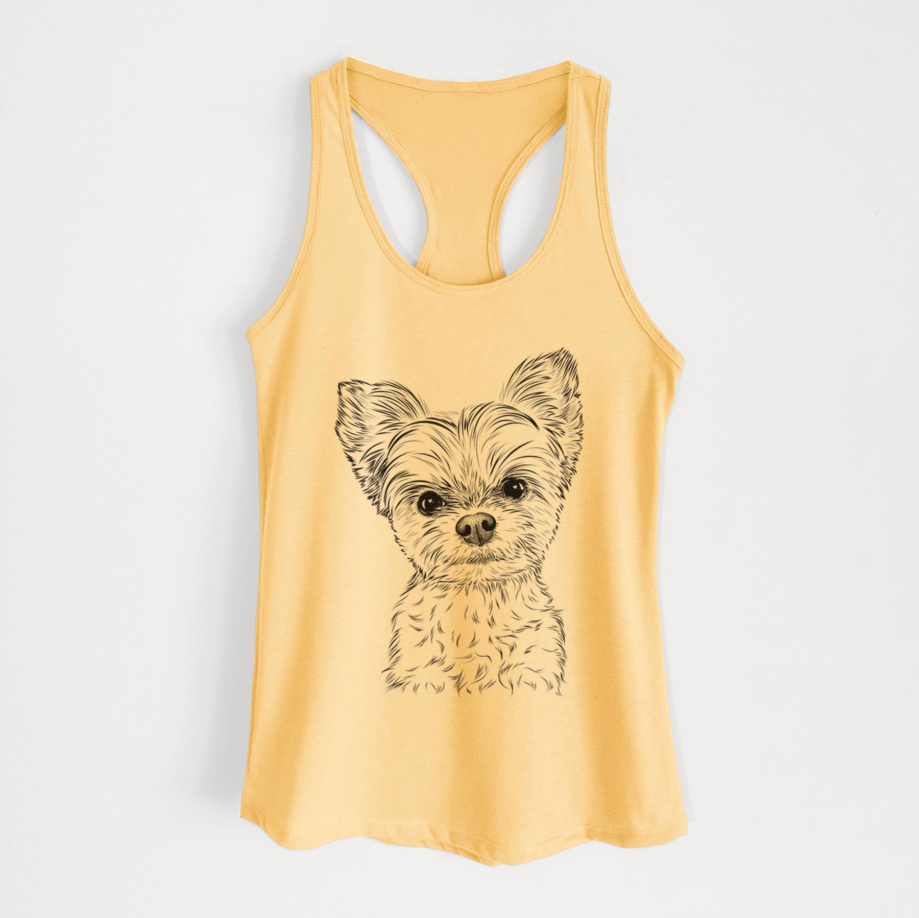 Chance the Yapper the Yorkshire Terrier - Women's Racerback Tanktop