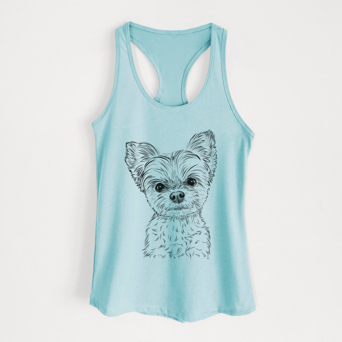 Chance the Yapper the Yorkshire Terrier - Women's Racerback Tanktop