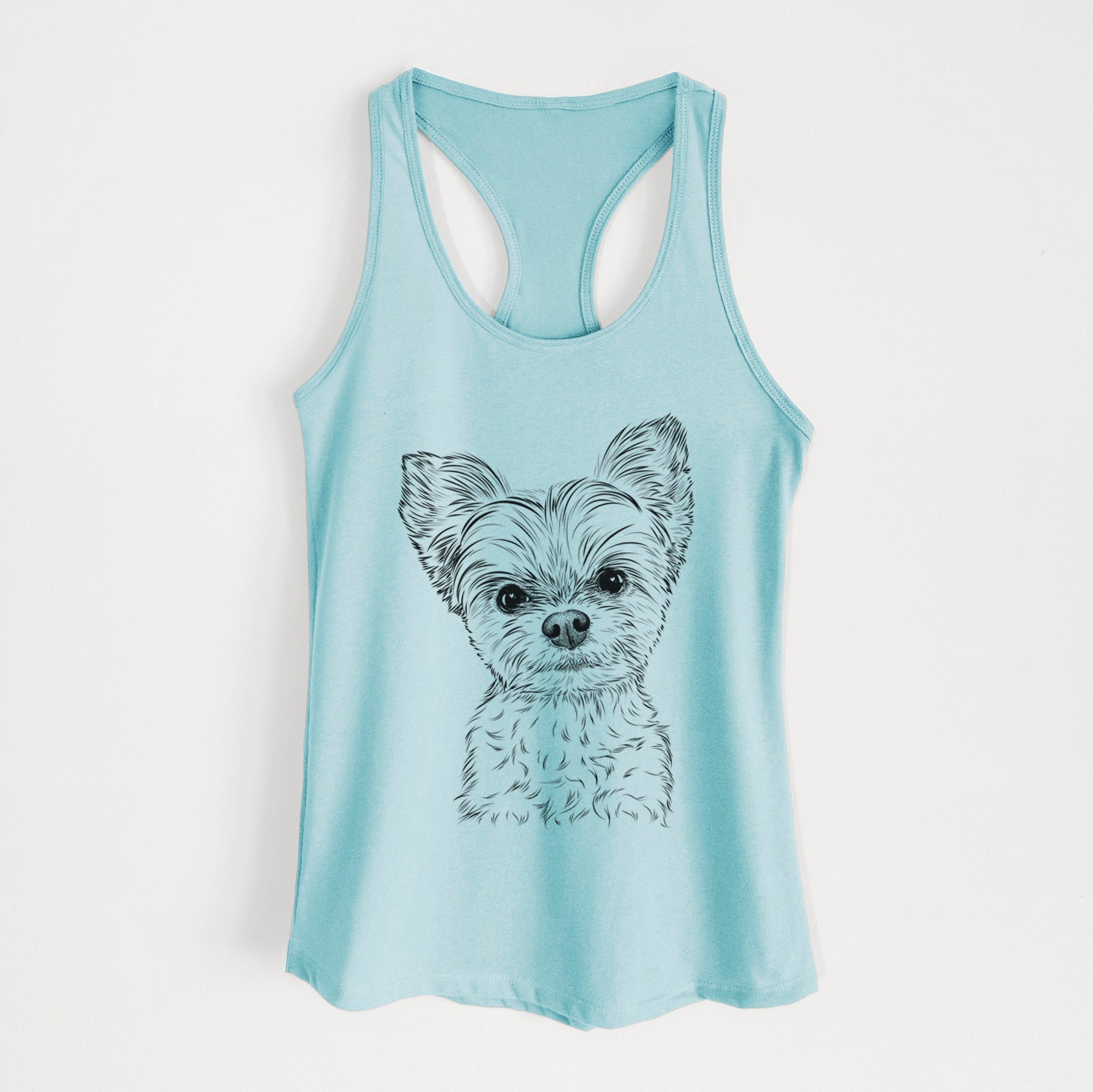 Chance the Yapper the Yorkshire Terrier - Women's Racerback Tanktop