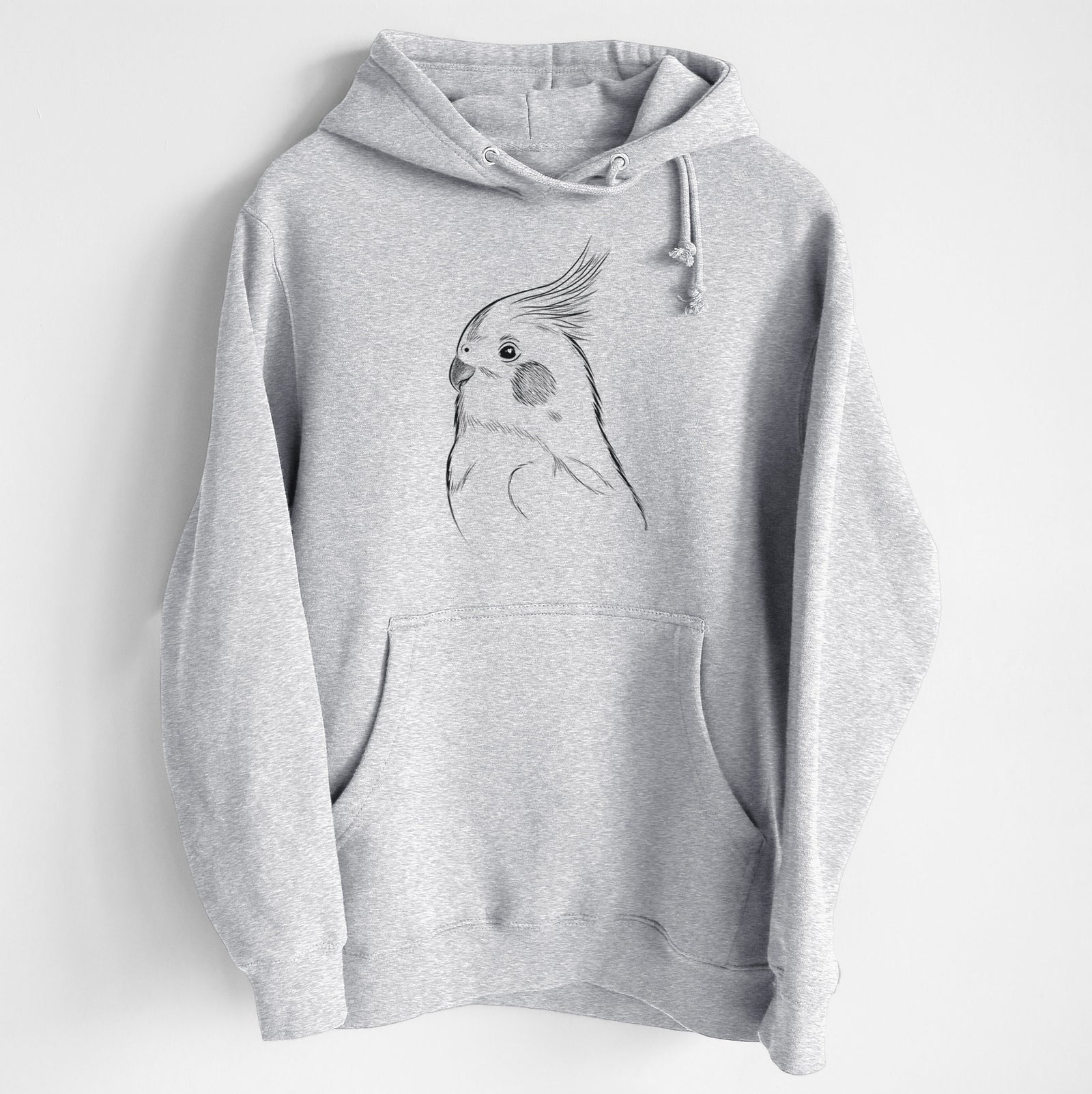 Charlie the Cockatiel- Heavyweight Fleece Hoodie
