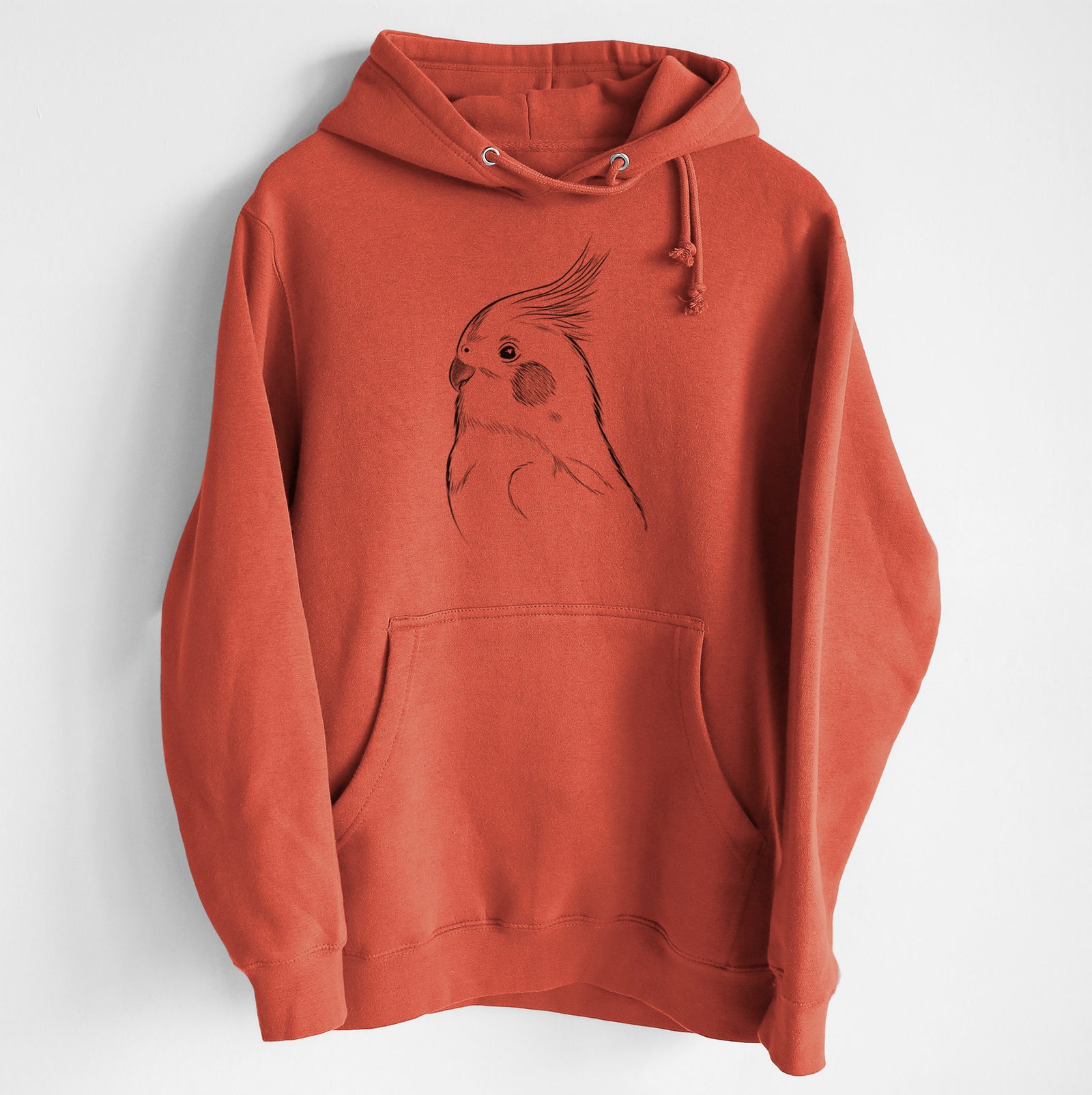 Charlie the Cockatiel- Heavyweight Fleece Hoodie