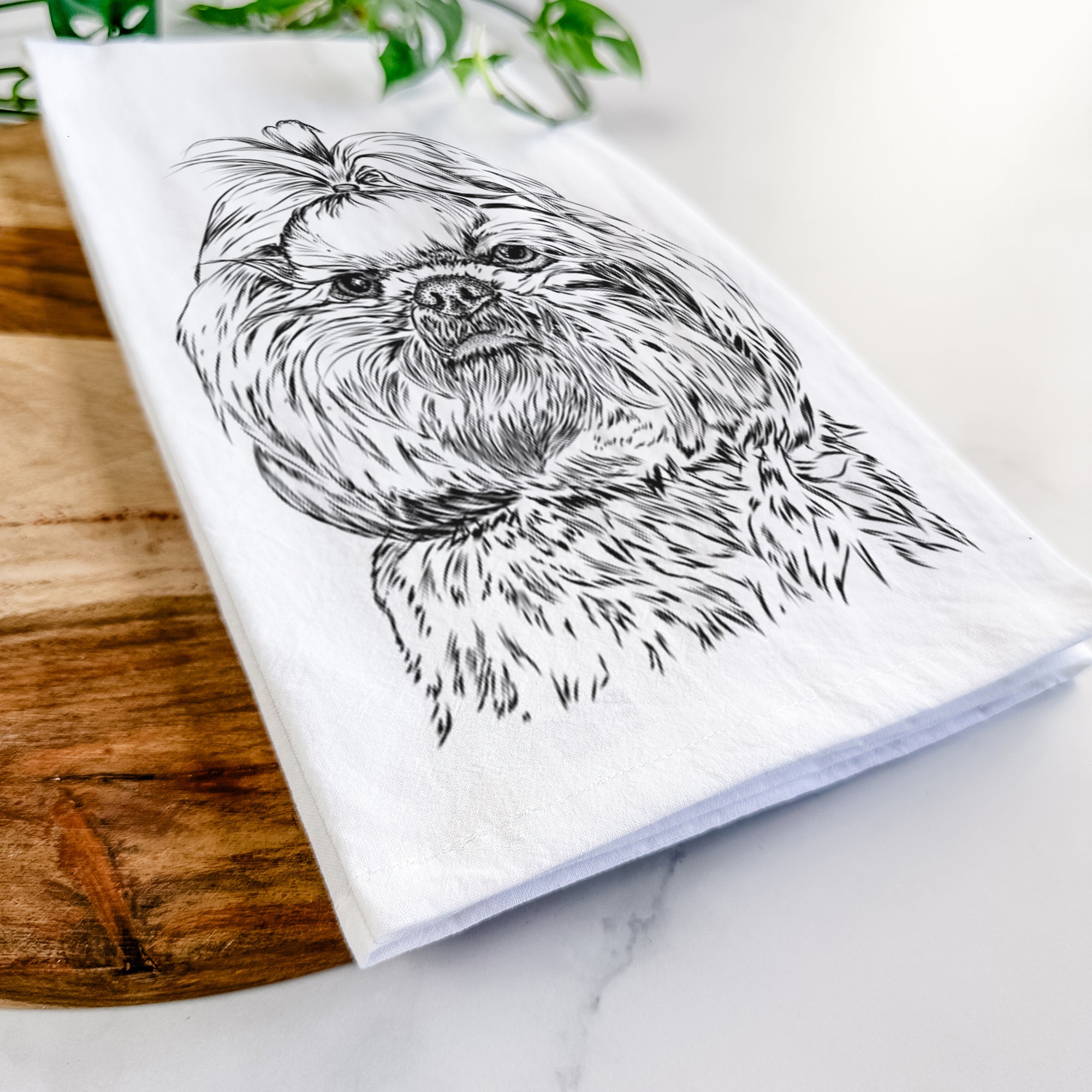 Chewie the Shih Tzu Tea Towel