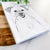 Chippy the Mixed Breed Tea Towel