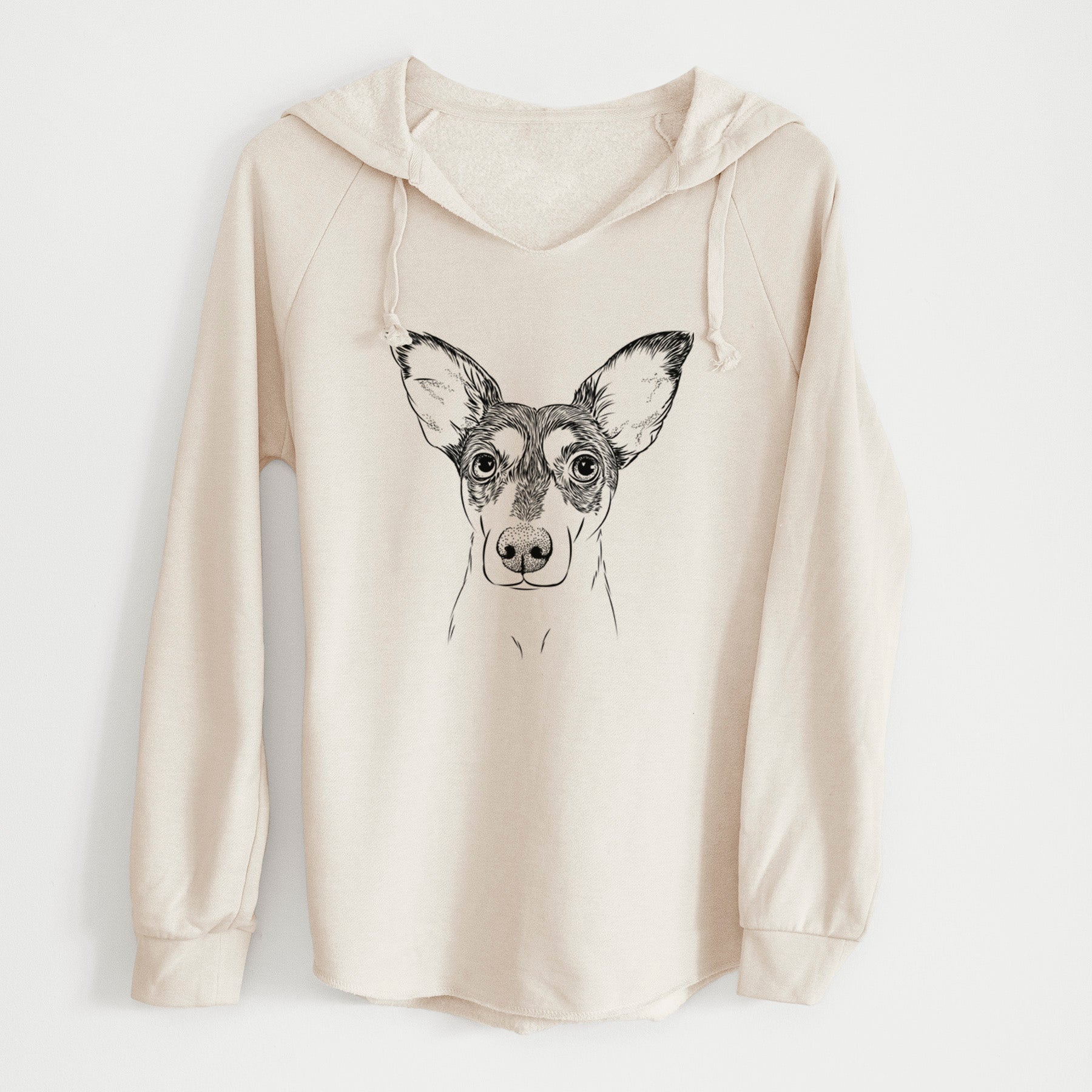 Bare Chloe the Doxie Mix - Cali Wave Hooded Sweatshirt