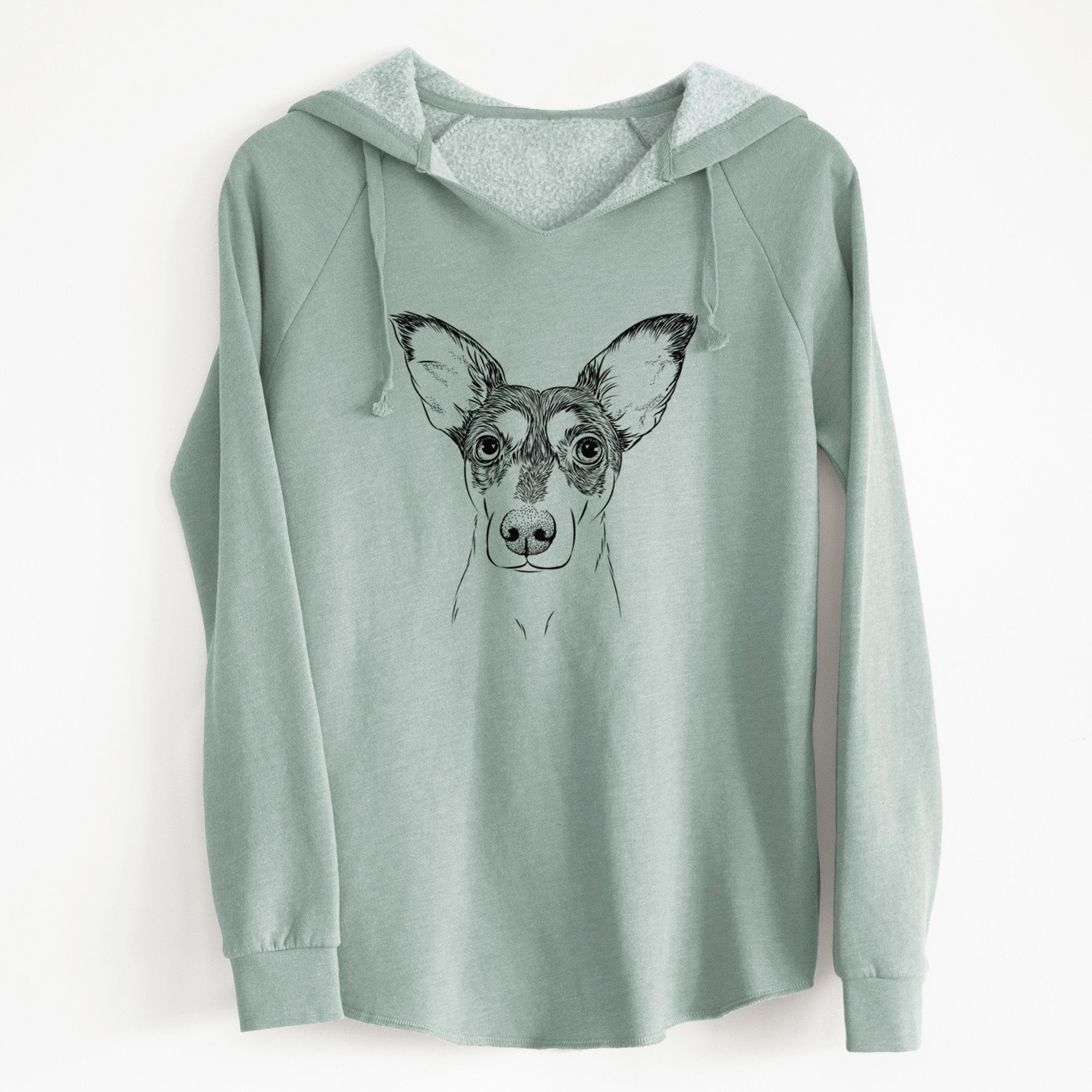 Bare Chloe the Doxie Mix - Cali Wave Hooded Sweatshirt