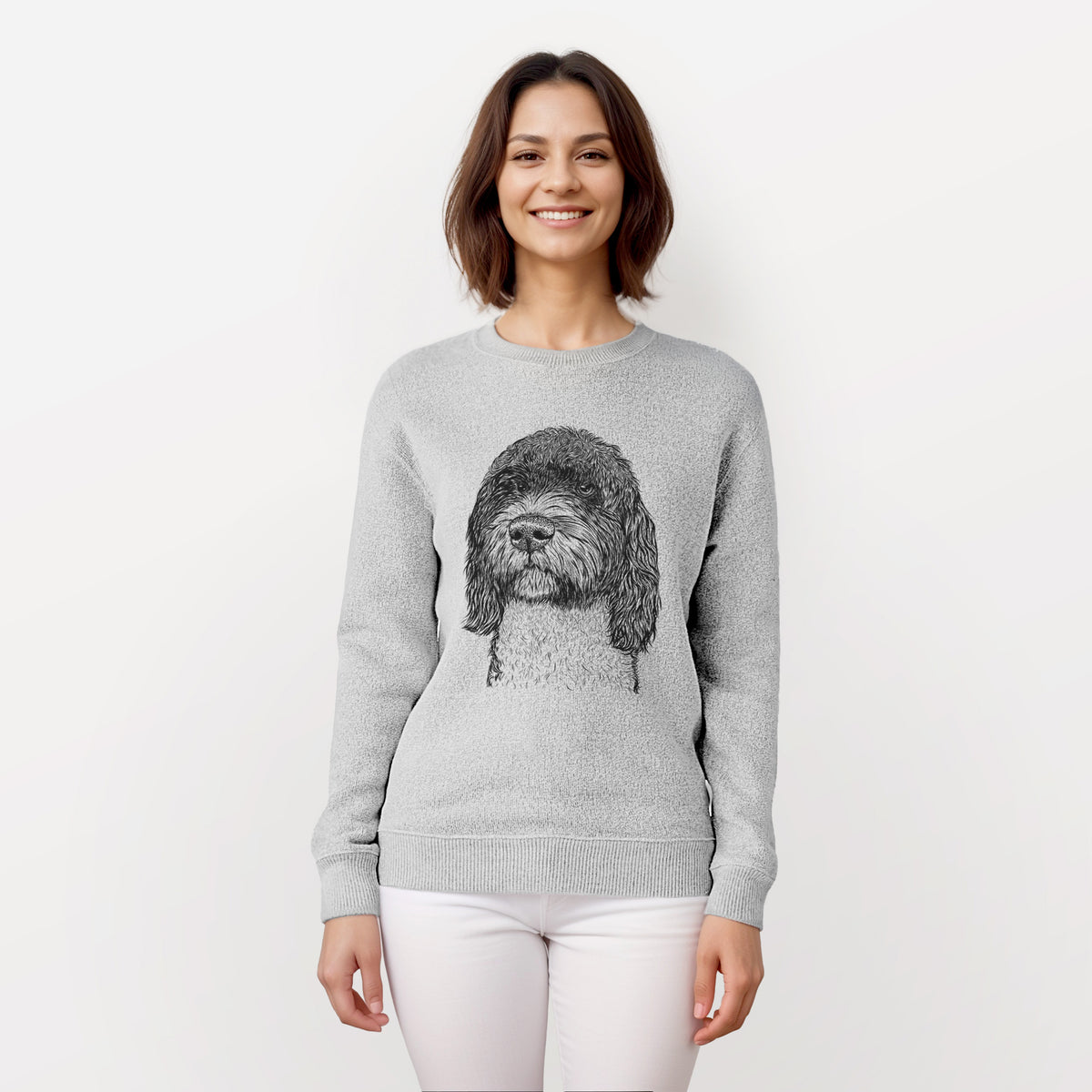 Chris the Portuguese Water Dog - Knit Sweatshirt
