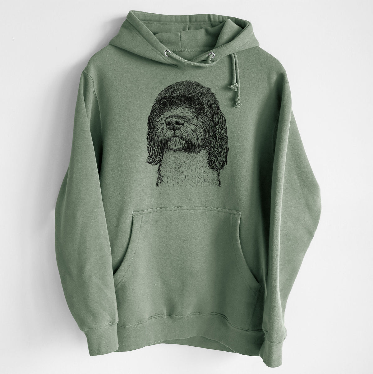 Chris the Portuguese Water Dog- Heavyweight Fleece Hoodie