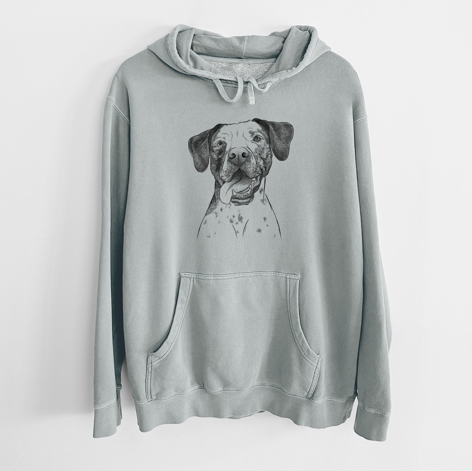 Bare Cola the Catahoula - Unisex Pigment Dyed Hoodie
