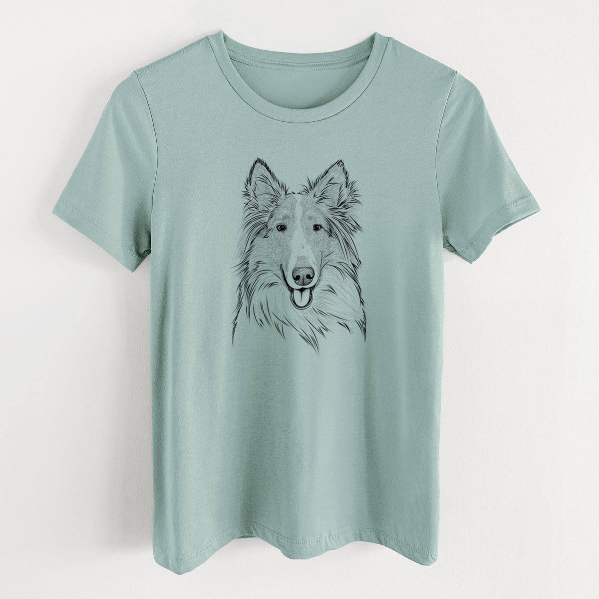 Bare Conrad the Rough Collie - Women's Lightweight Relaxed Fit 100% Cotton Crewneck
