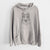 Bare Conrad the Rough Collie - Unisex Pigment Dyed Hoodie