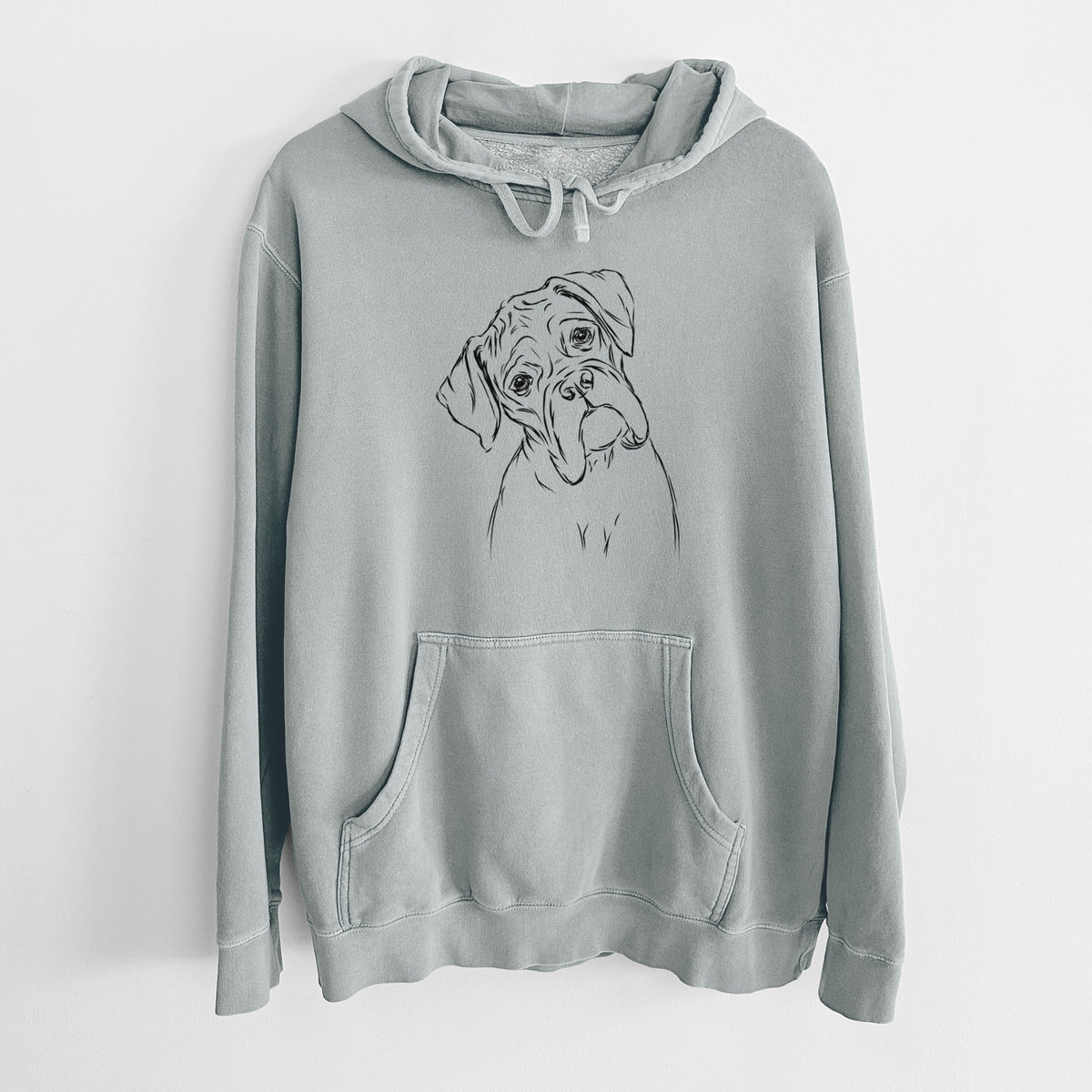 Bare Cooper the Boxer - Unisex Pigment Dyed Hoodie