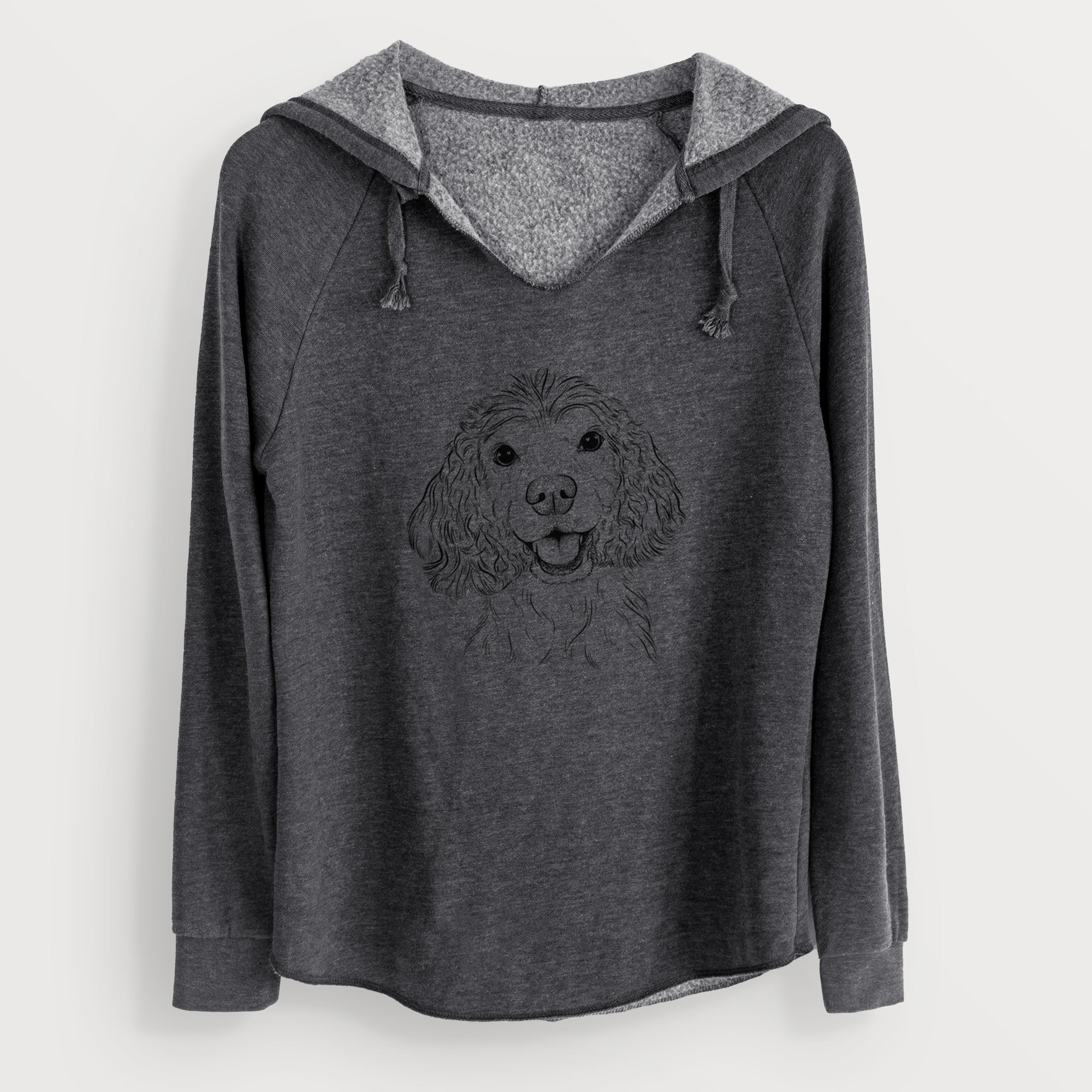 Bare Cricket the American Cocker Spaniel - Cali Wave Hooded Sweatshirt