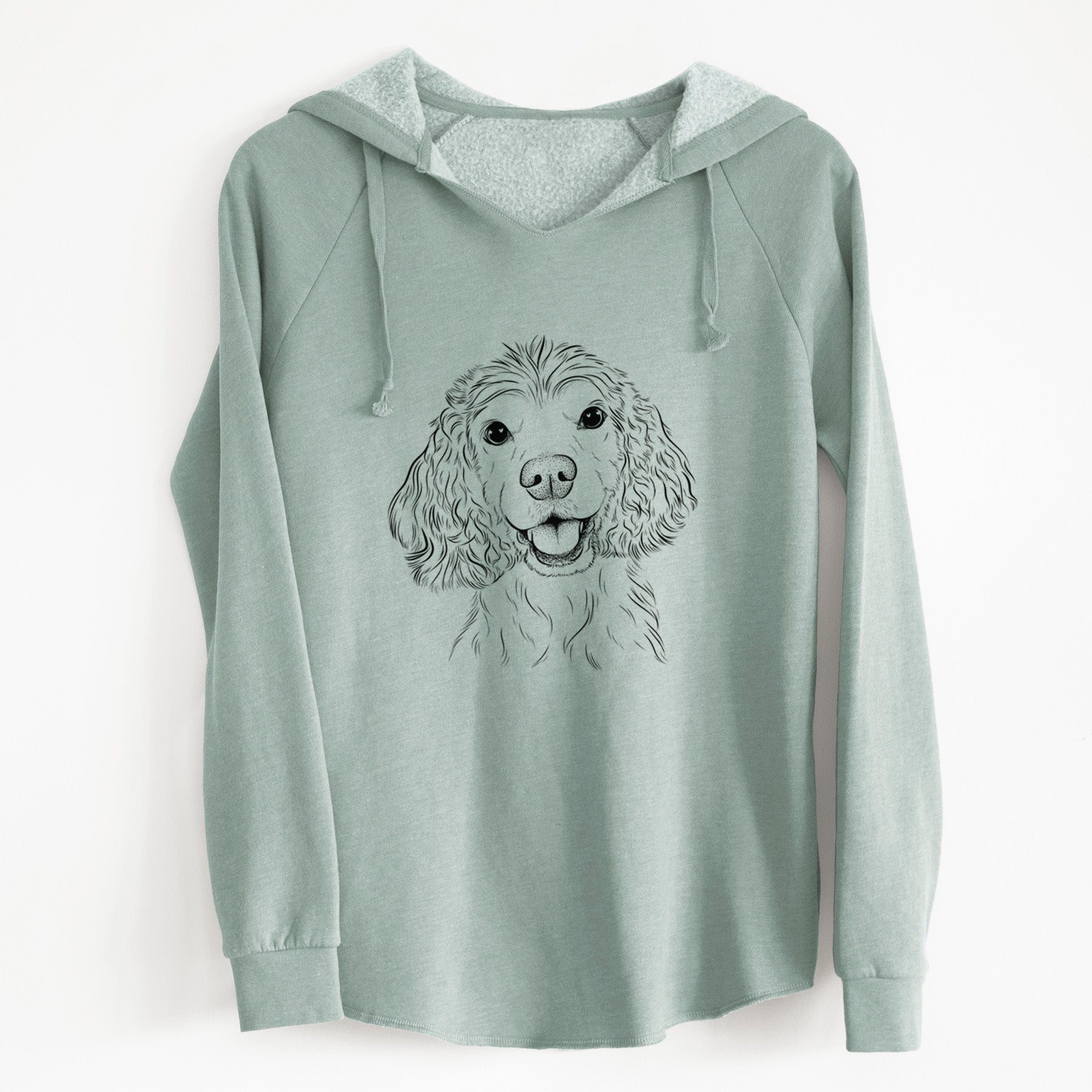 Bare Cricket the American Cocker Spaniel - Cali Wave Hooded Sweatshirt