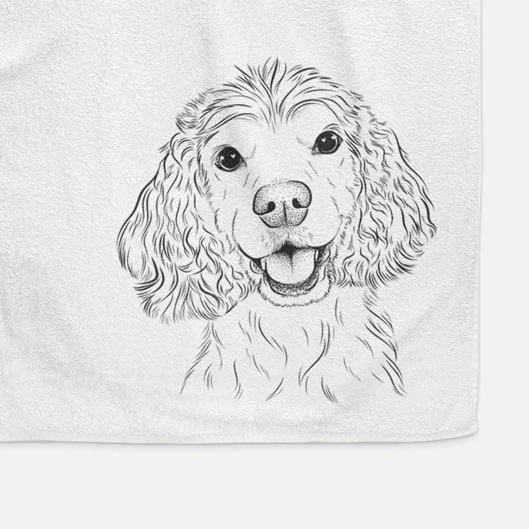 Cricket the American Cocker Spaniel Premium Hand Towel