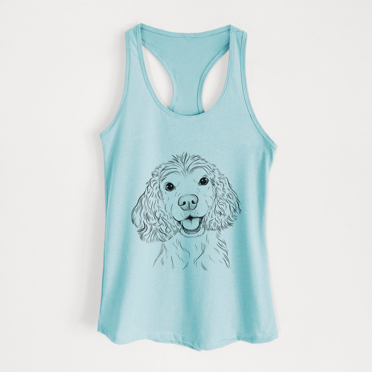 Cricket the American Cocker Spaniel - Women's Racerback Tanktop