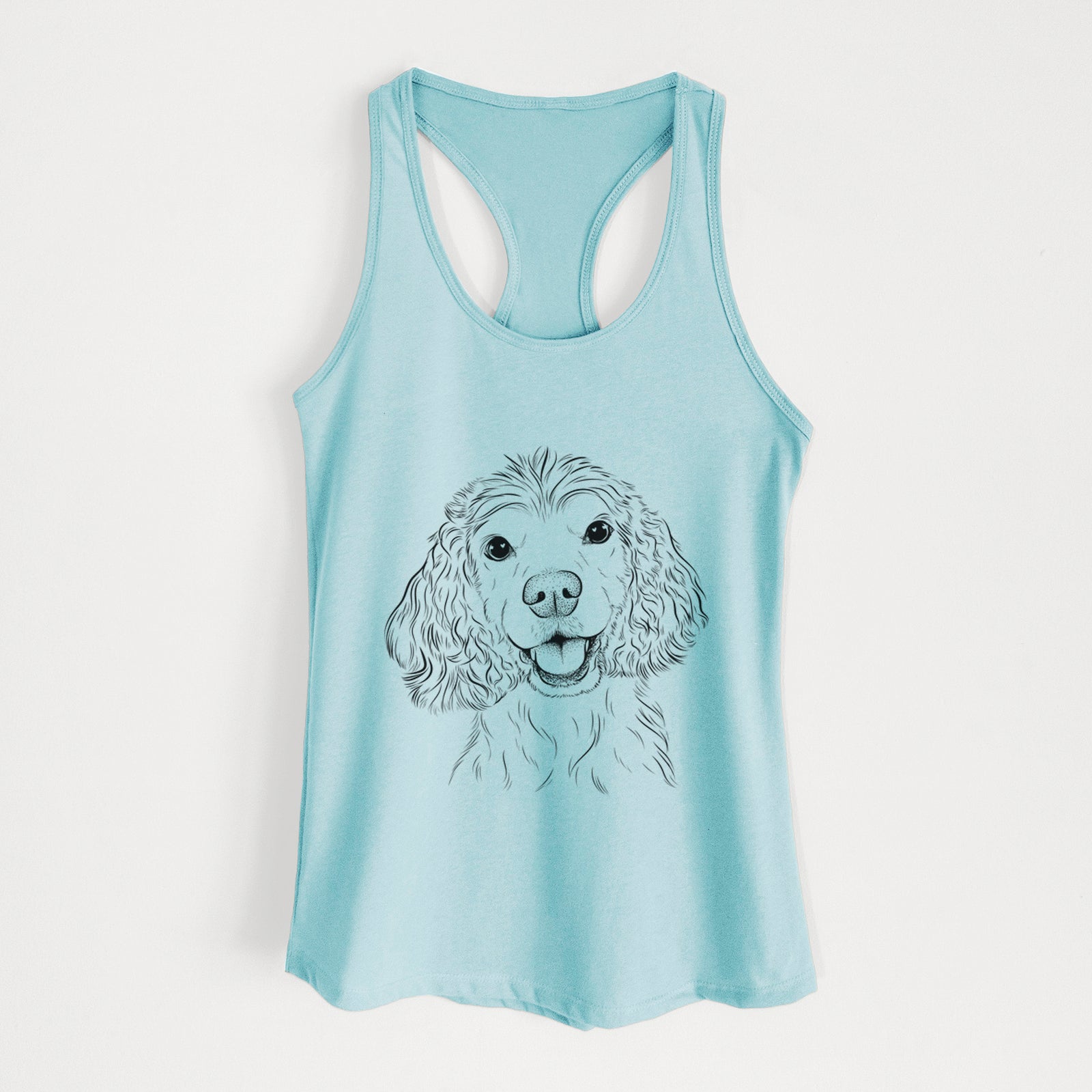 Cricket the American Cocker Spaniel - Women's Racerback Tanktop