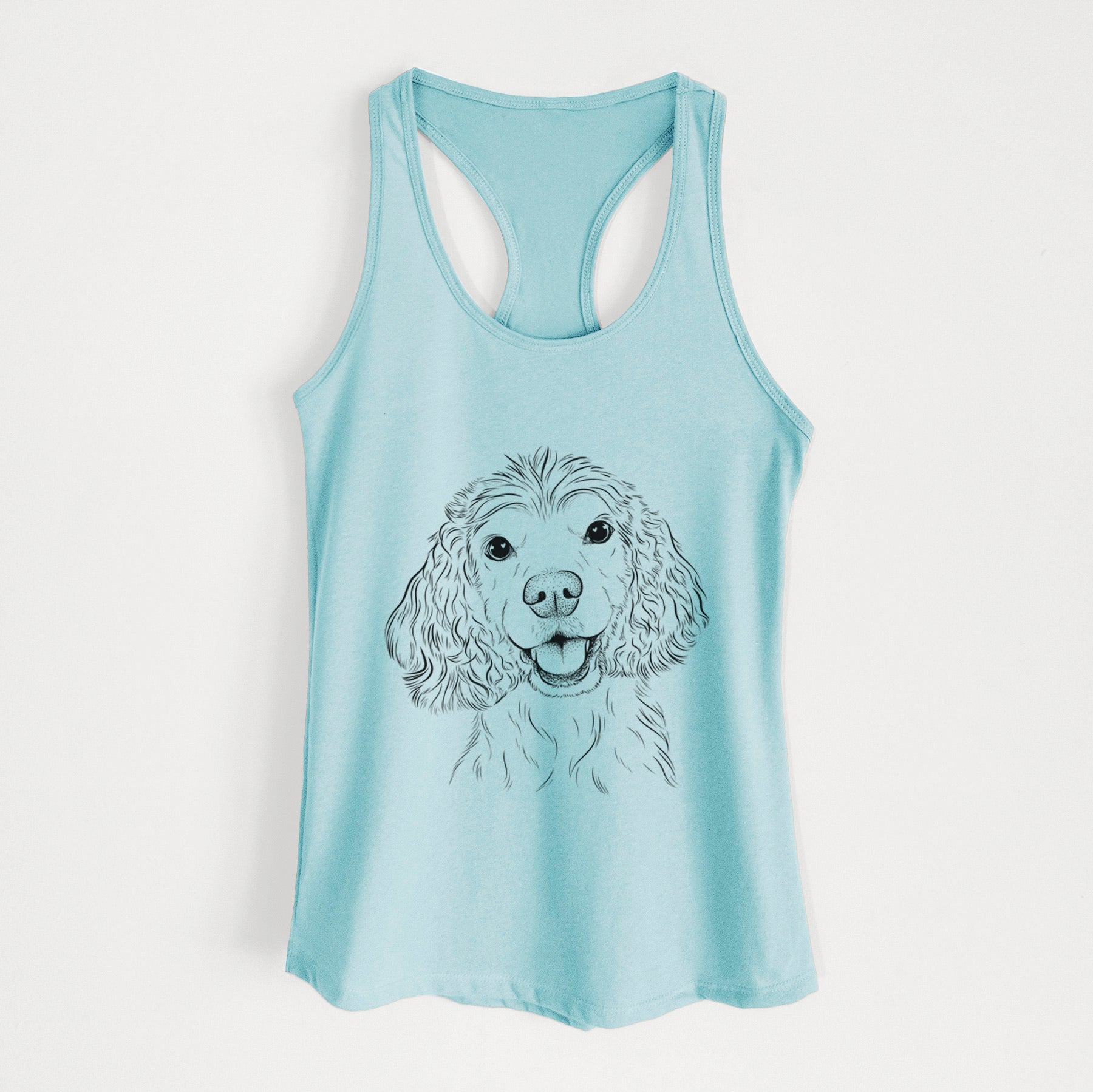 Cricket the American Cocker Spaniel - Women's Racerback Tanktop