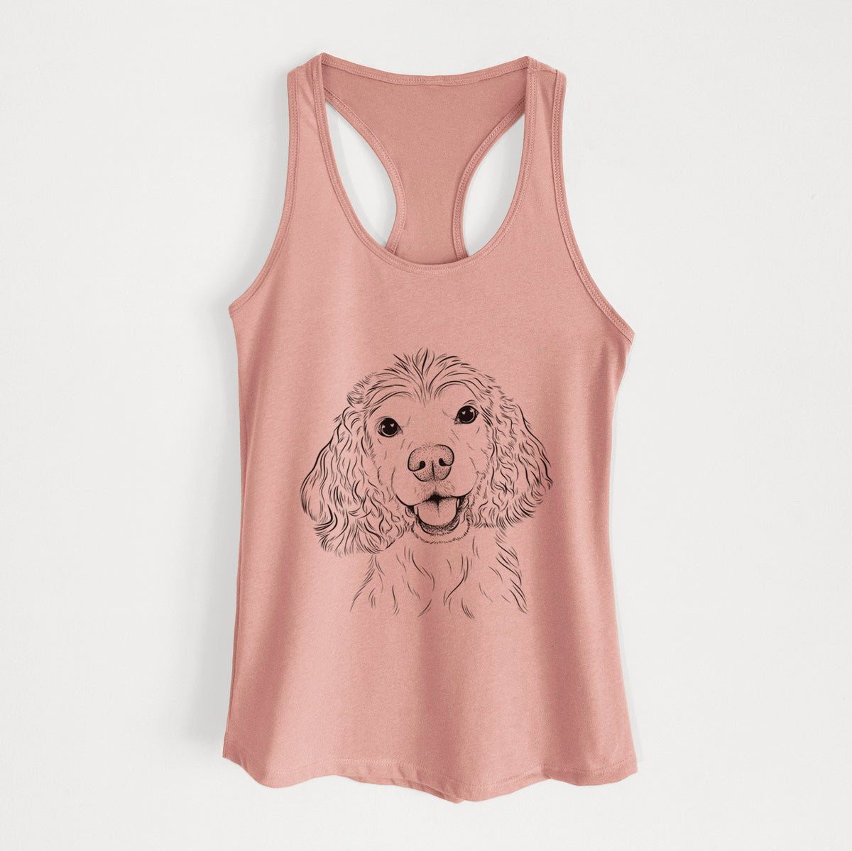 Cricket the American Cocker Spaniel - Women's Racerback Tanktop