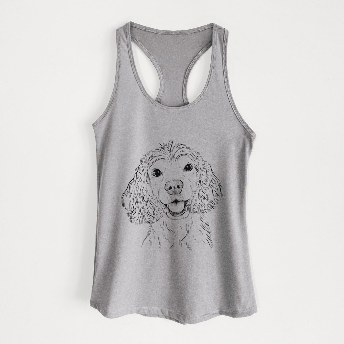 Cricket the American Cocker Spaniel - Women's Racerback Tanktop