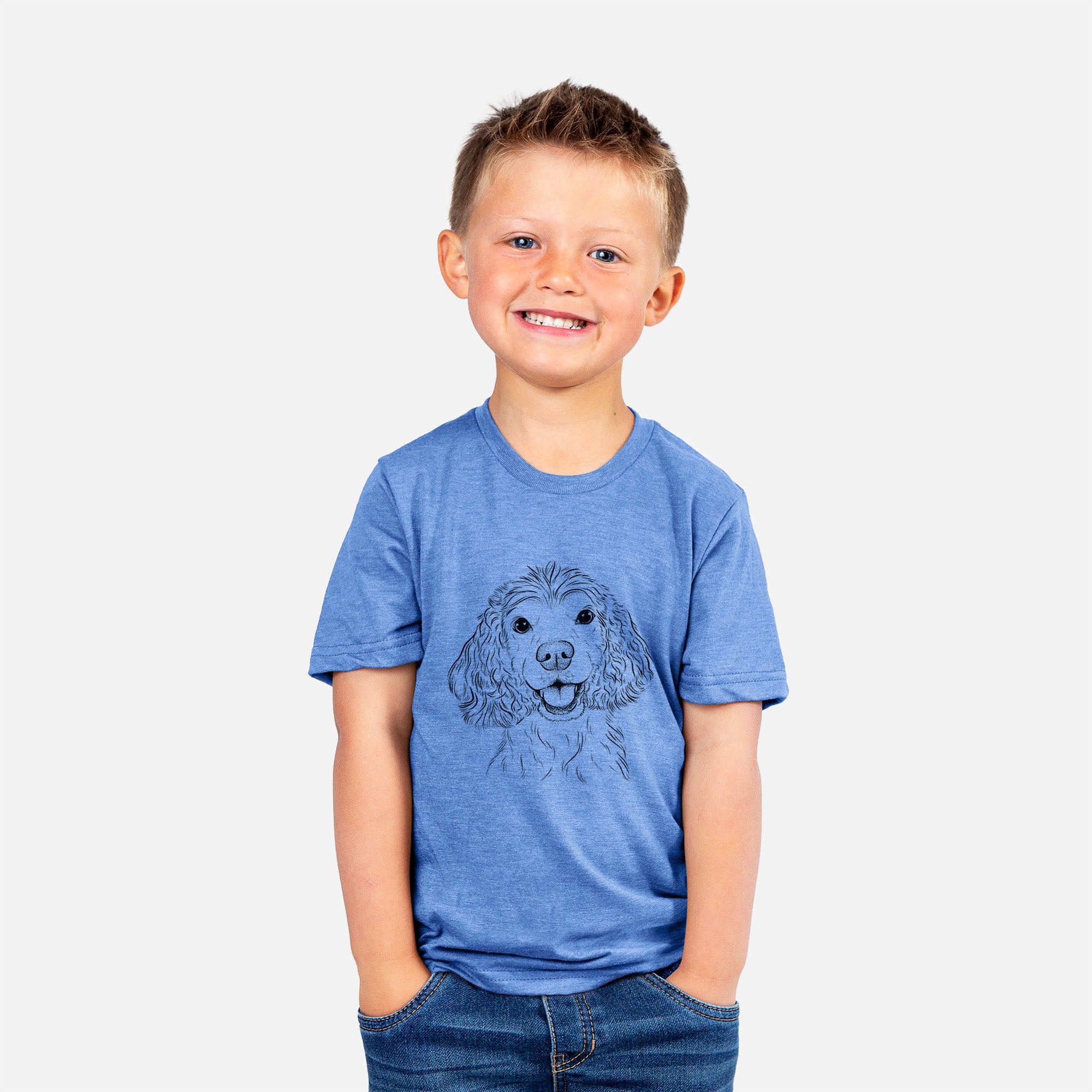 Bare Cricket the American Cocker Spaniel - Kids/Youth/Toddler Shirt