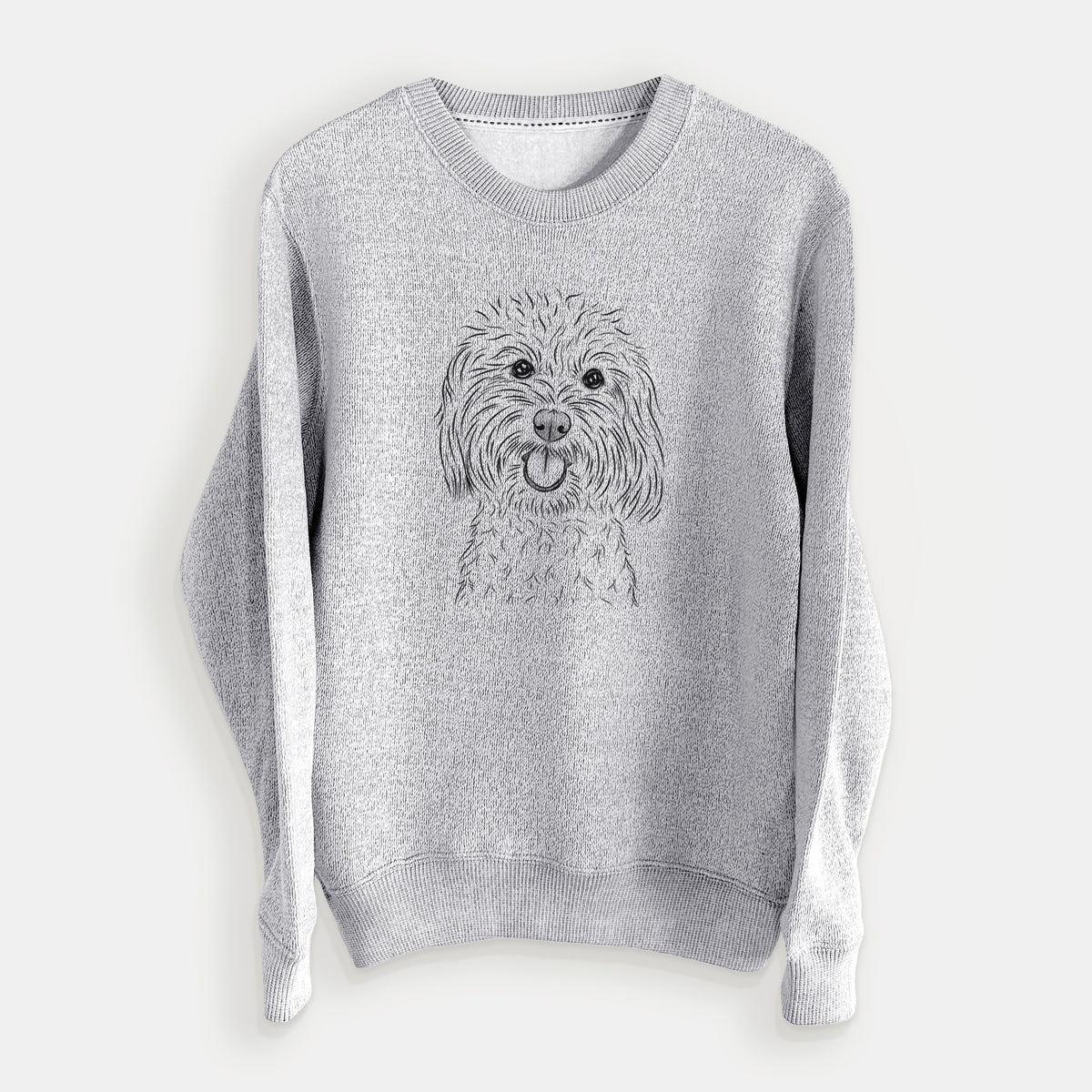 Cuddles the Coton de Tulear - Knit Sweatshirt